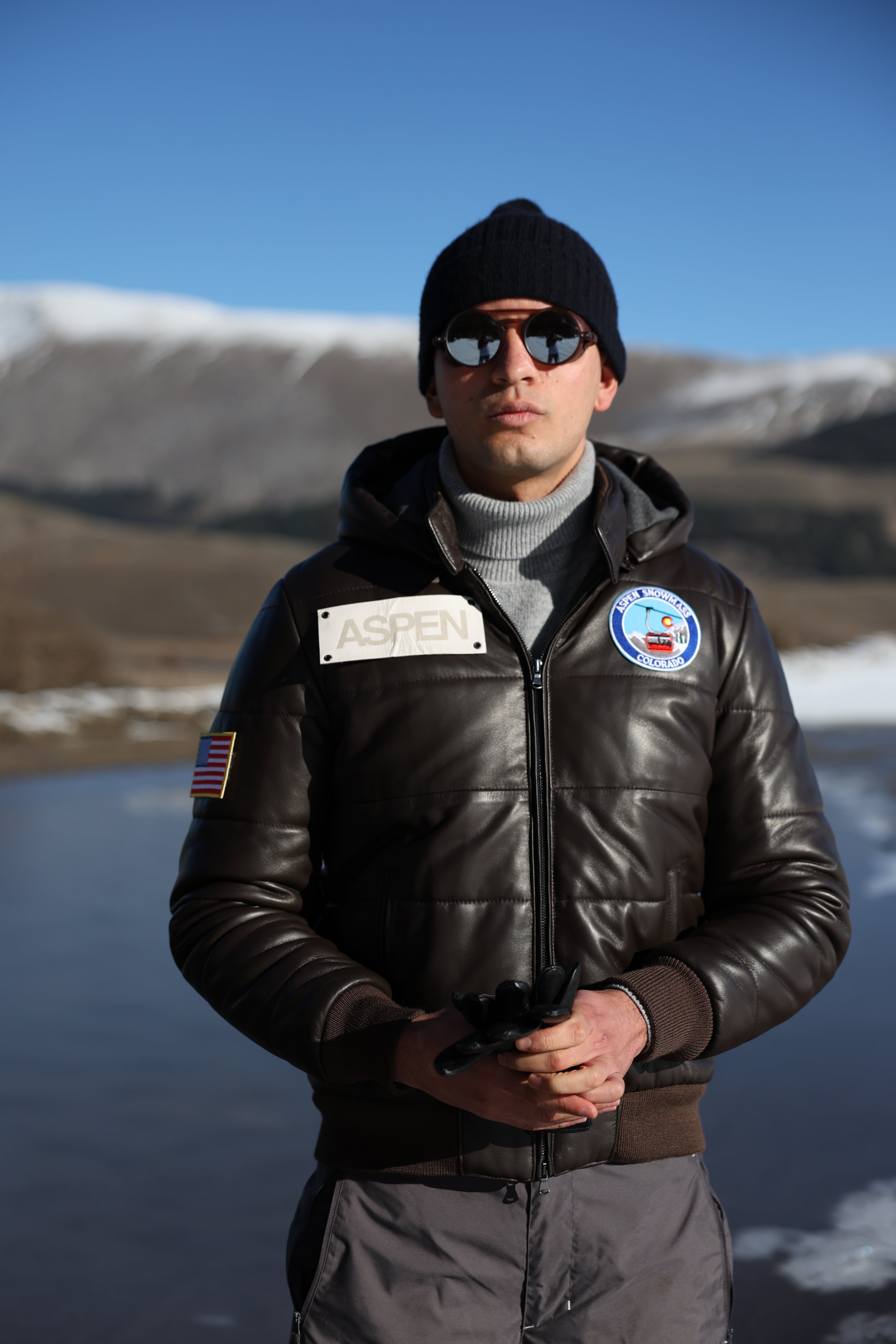 Piumino in pelle 89MLCAB