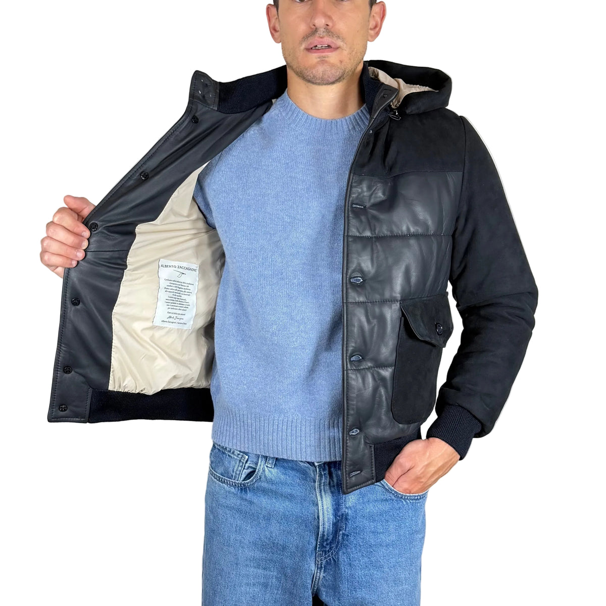 Piumino in pelle 98CLDOB