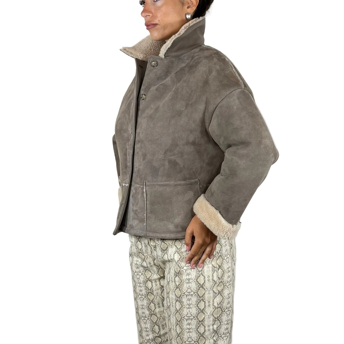 Giacca in shearling 78SHETO