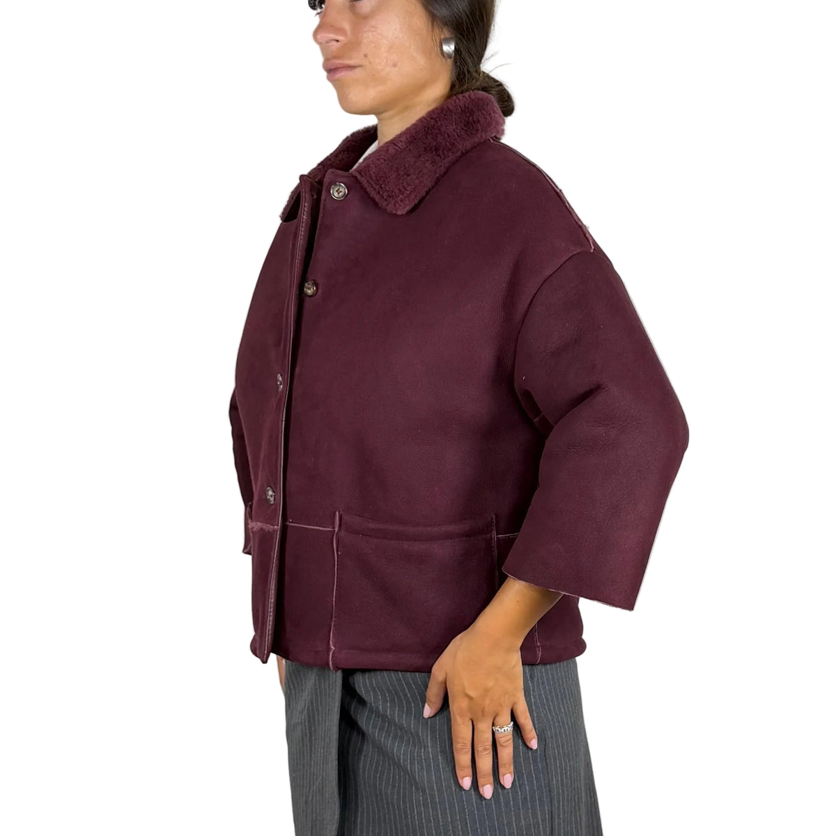Giacca in shearling 78SHEBX