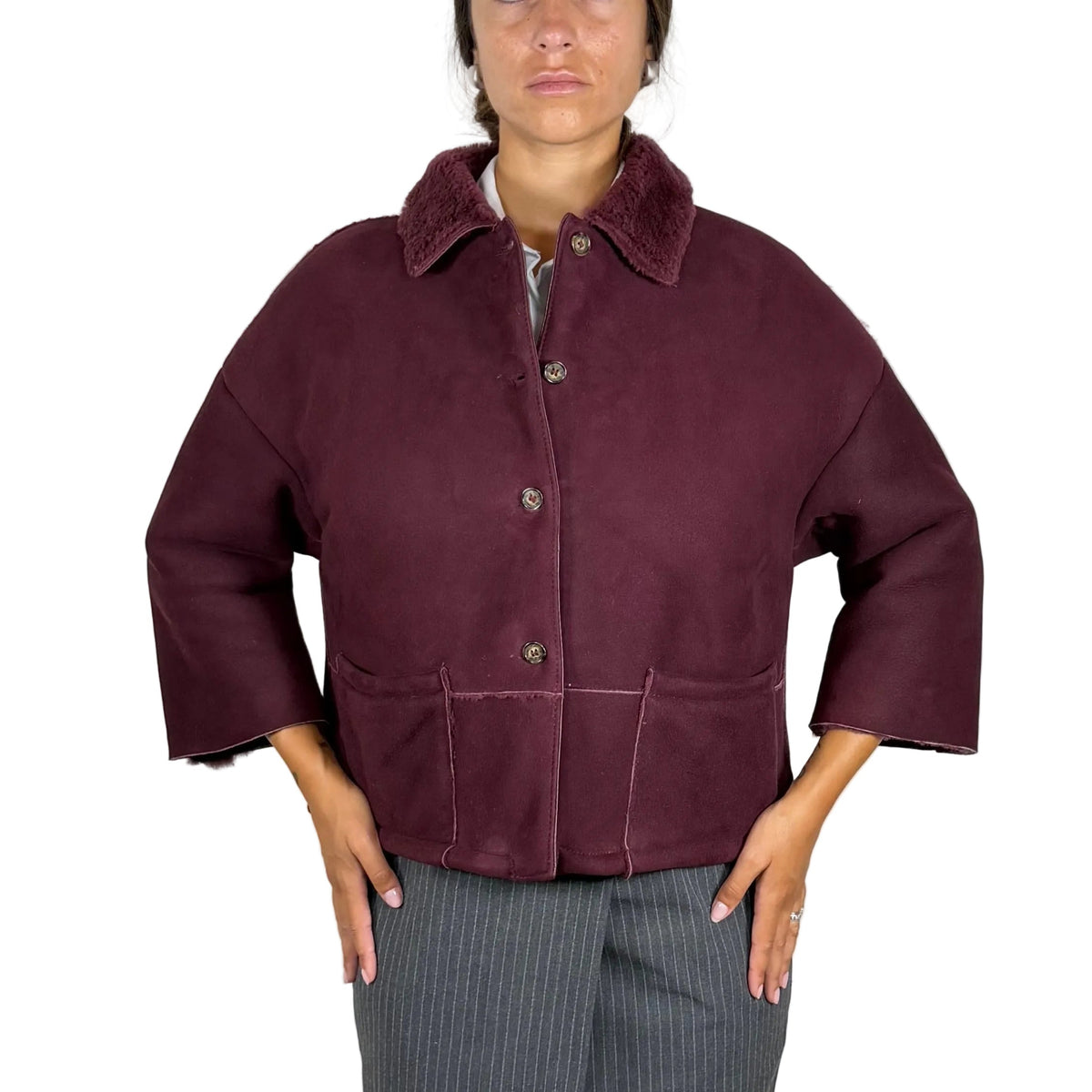 Giacca in shearling 78SHEBX