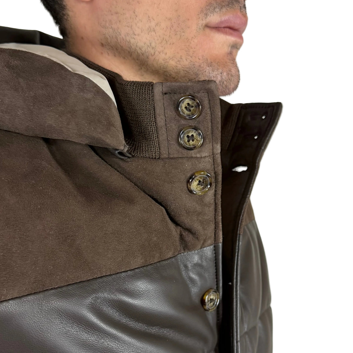 Piumino in pelle 98CLDOM