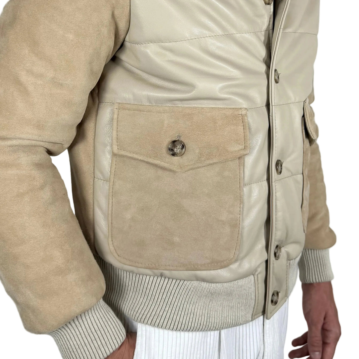 Piumino in pelle 98CLDOL