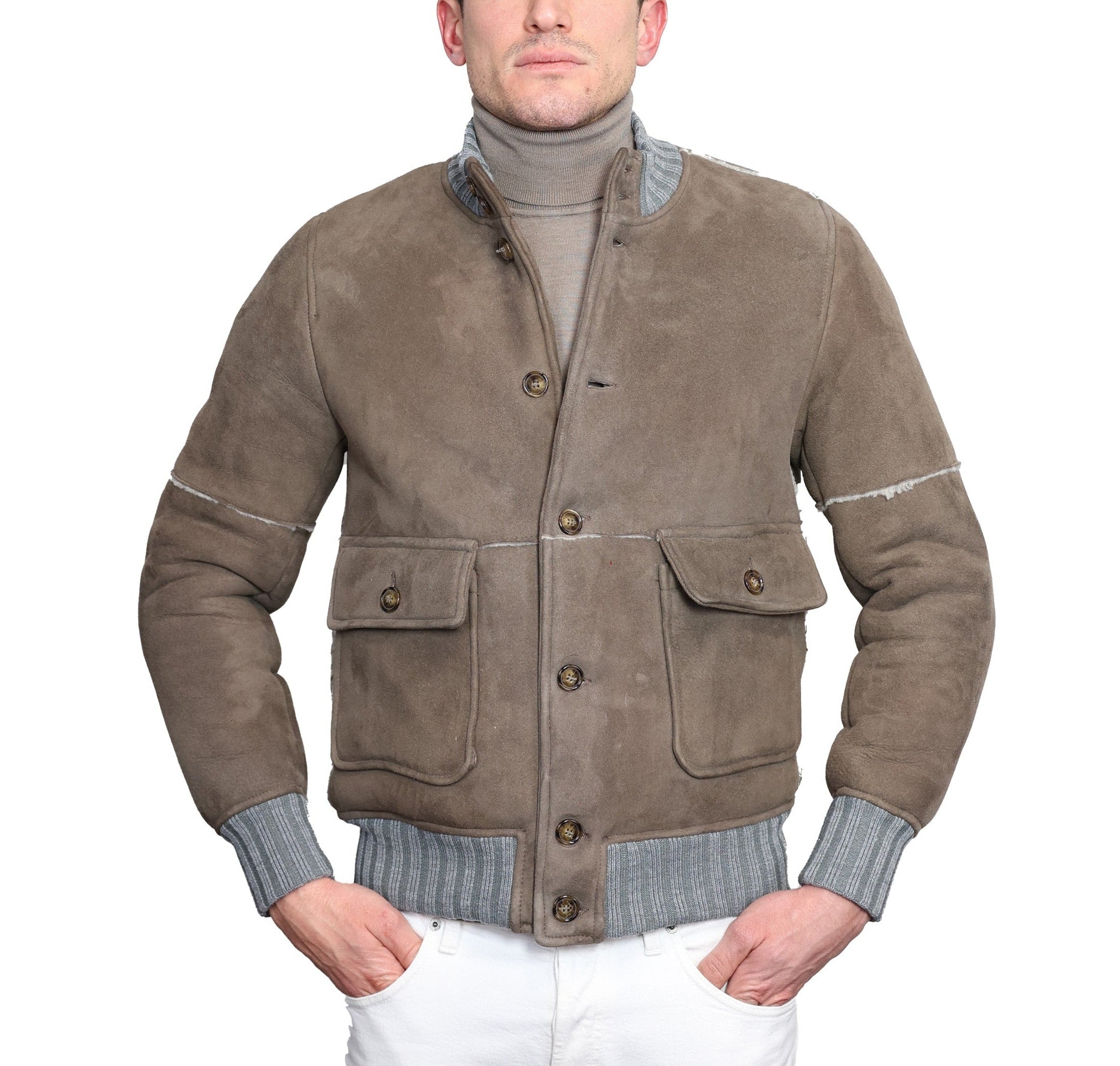 Veste bomber en Shearling 98CCSHT 