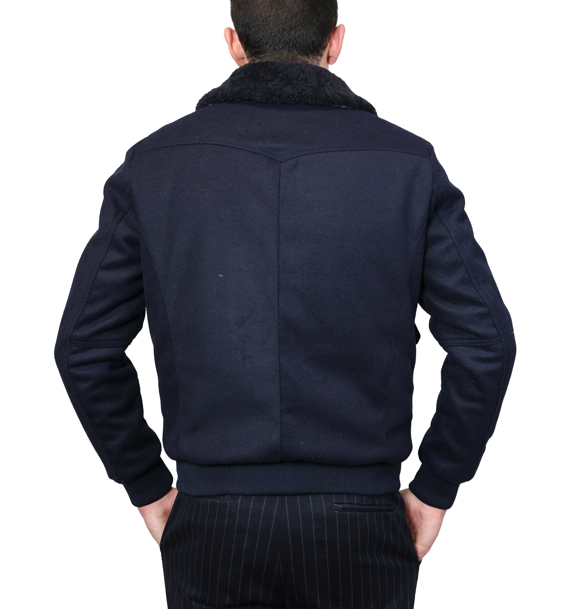 Leather bomber 86LMANE