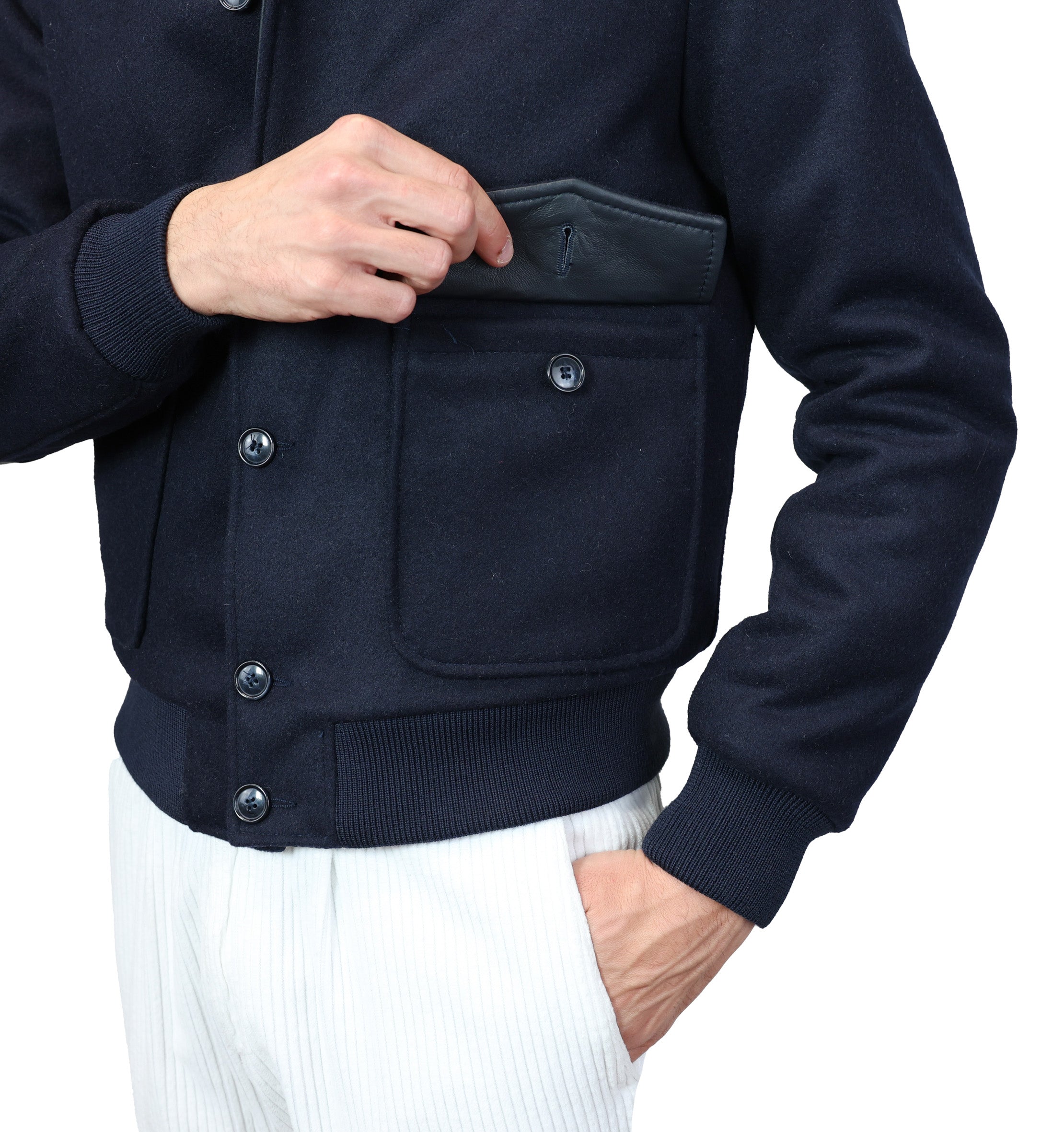 Leather bomber 98TEXOL