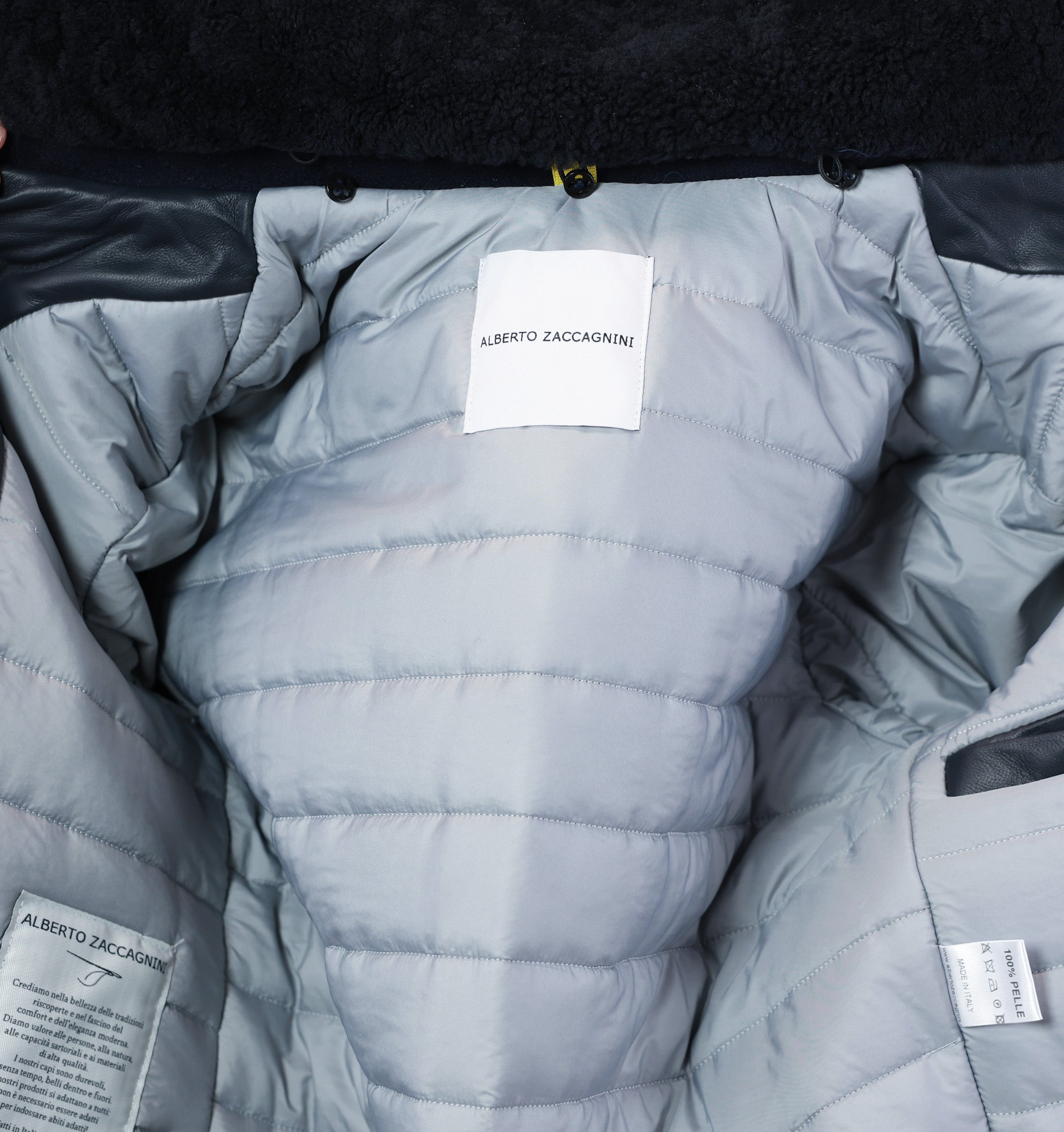 Leather bomber 86LMANE