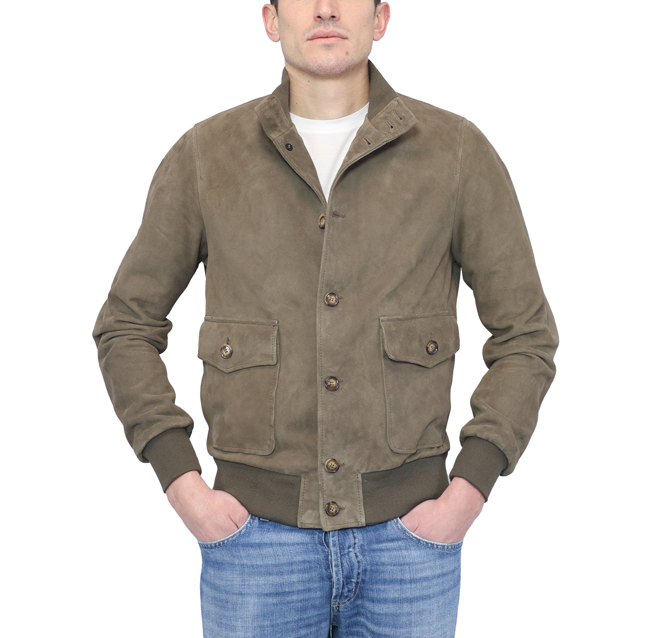 98PSUMS chaqueta bomber de cuero