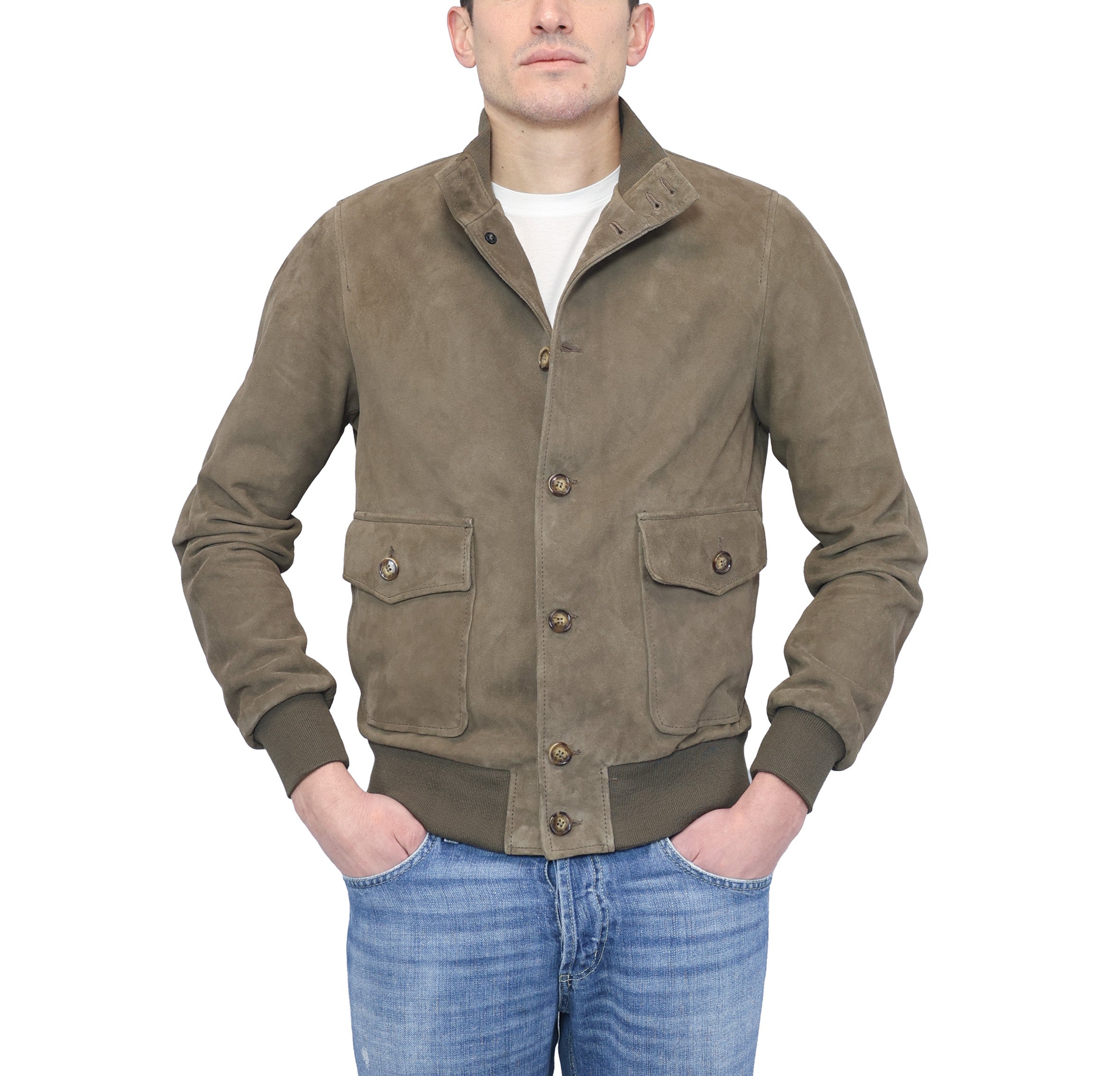 98PSUMS chaqueta bomber de cuero