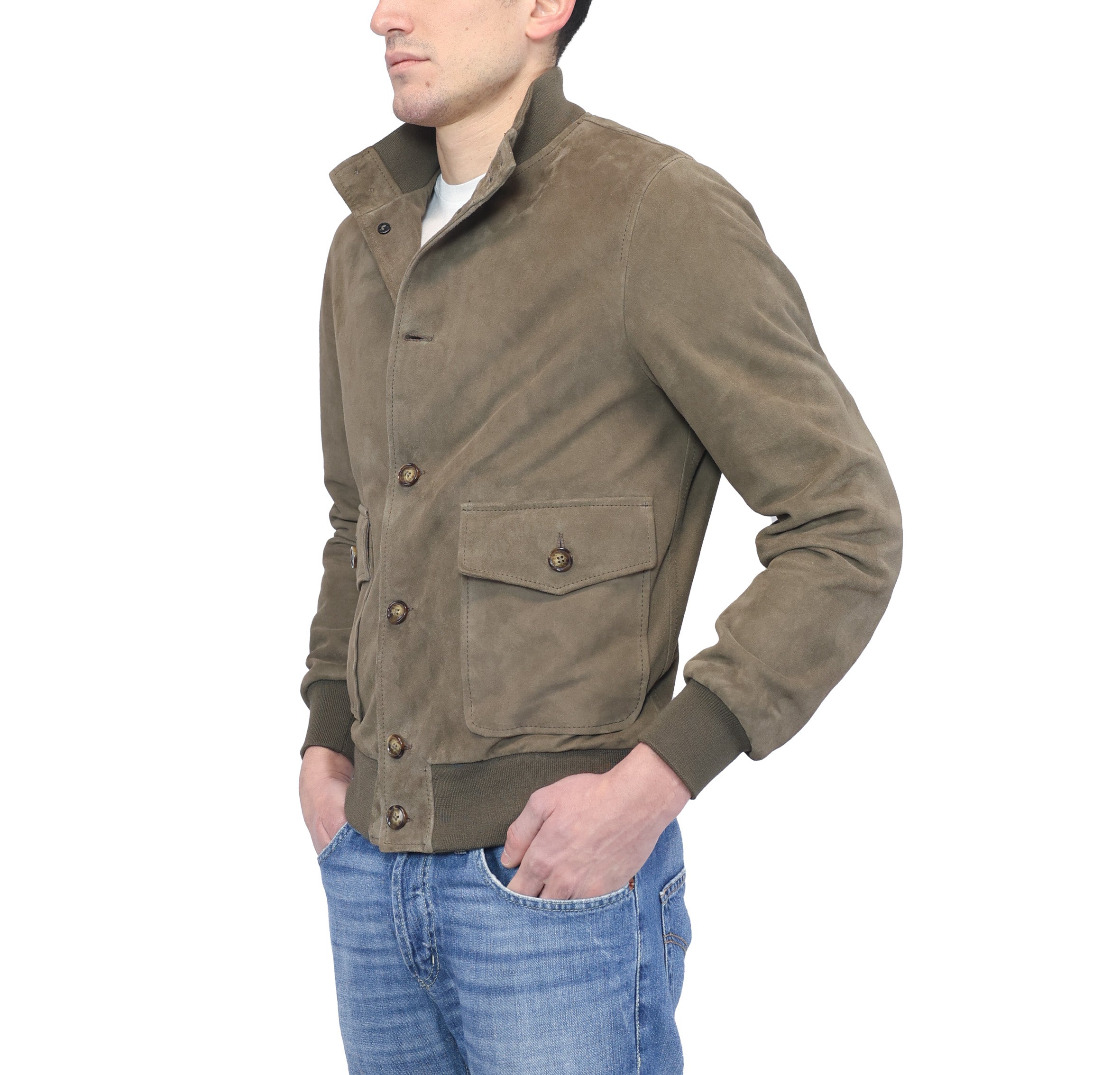 98PSUMS chaqueta bomber de cuero