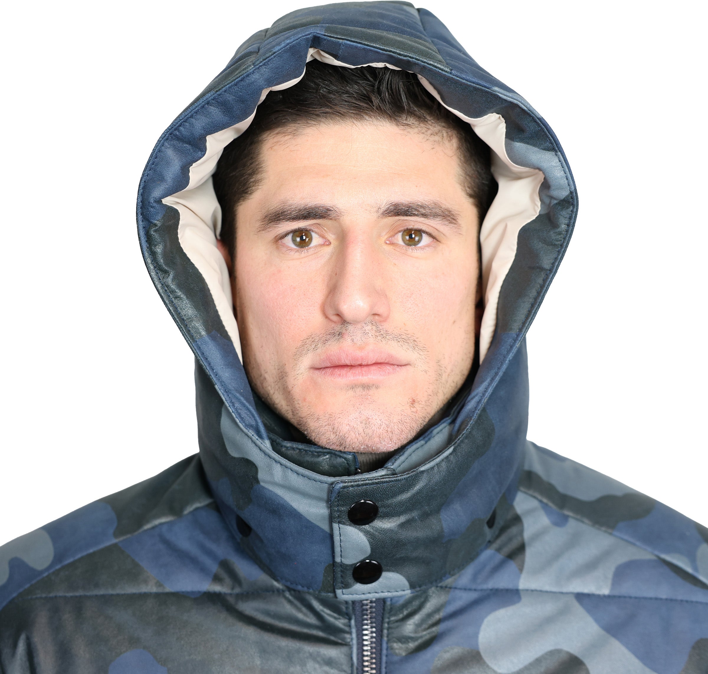 Piumino in pelle 01CLNCA