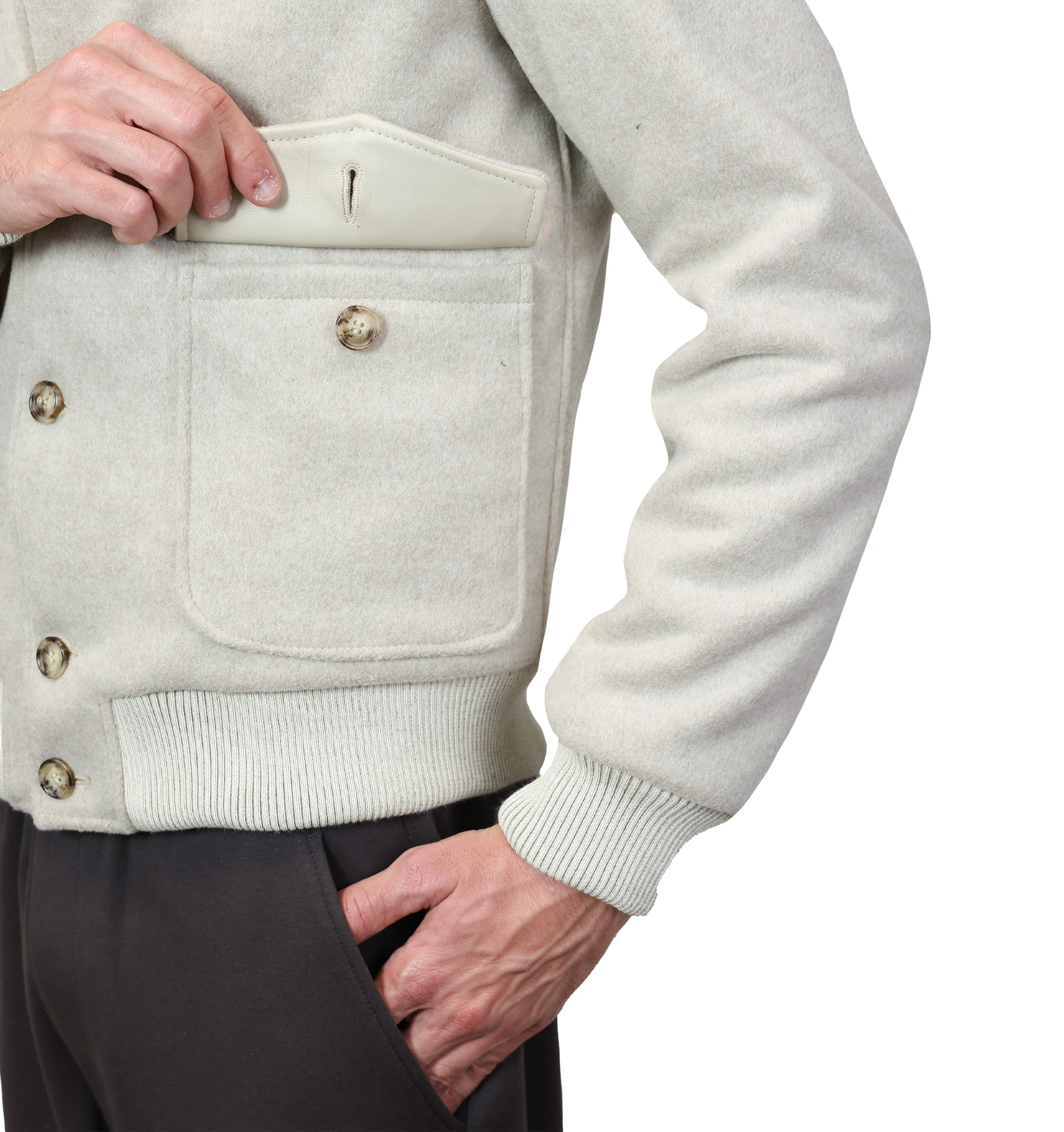 Leather bomber 98TEXOL