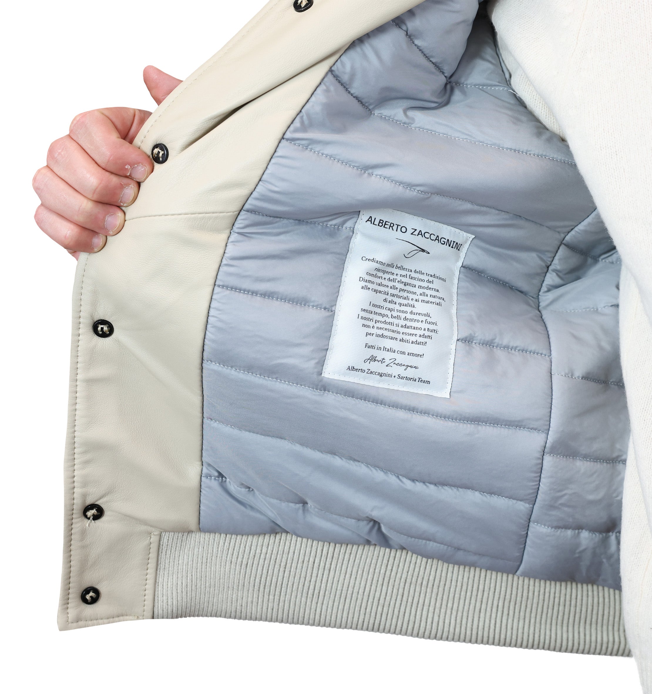 Leather bomber 98TEXOL