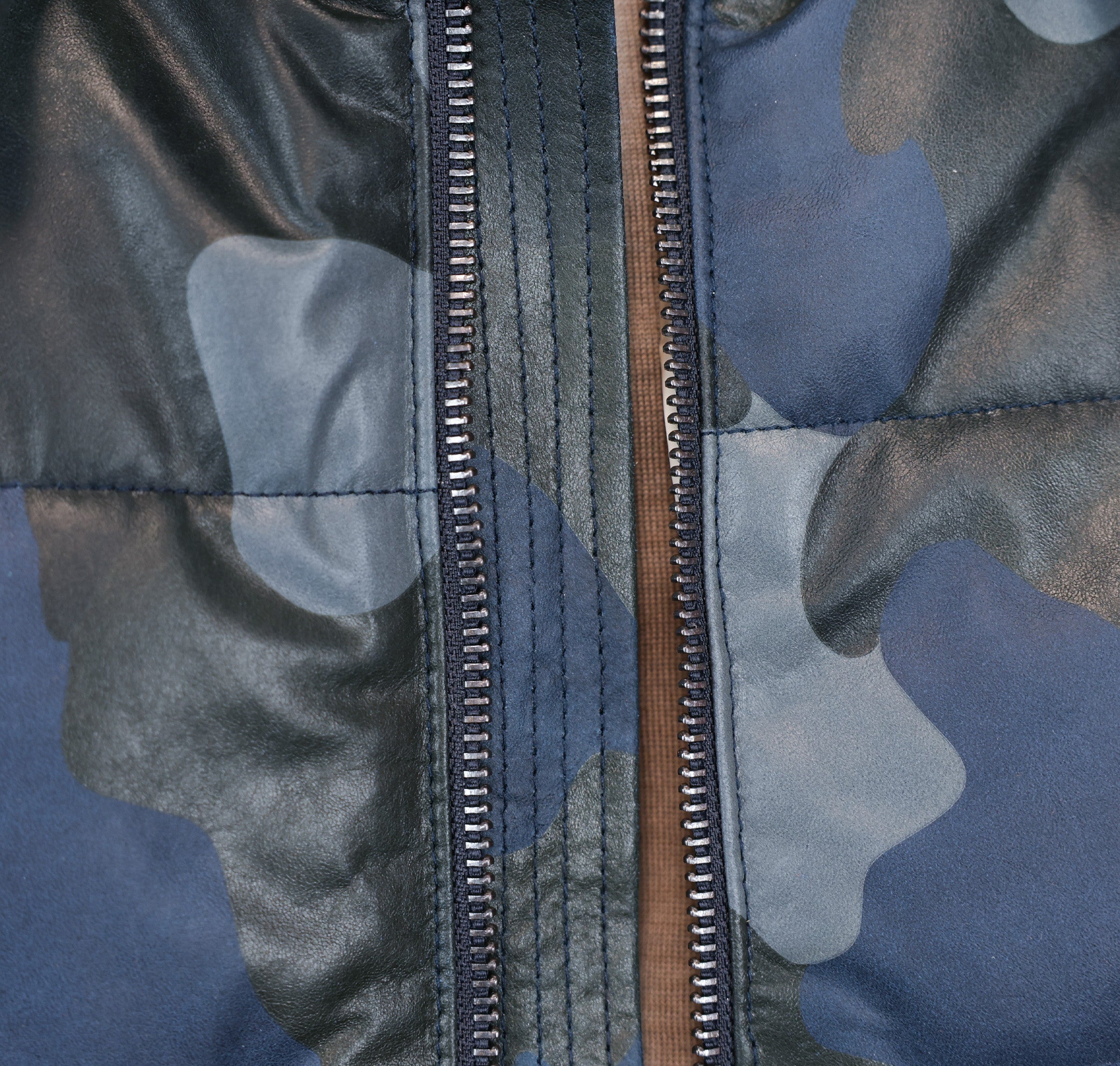 Piumino in pelle 01CLNCA