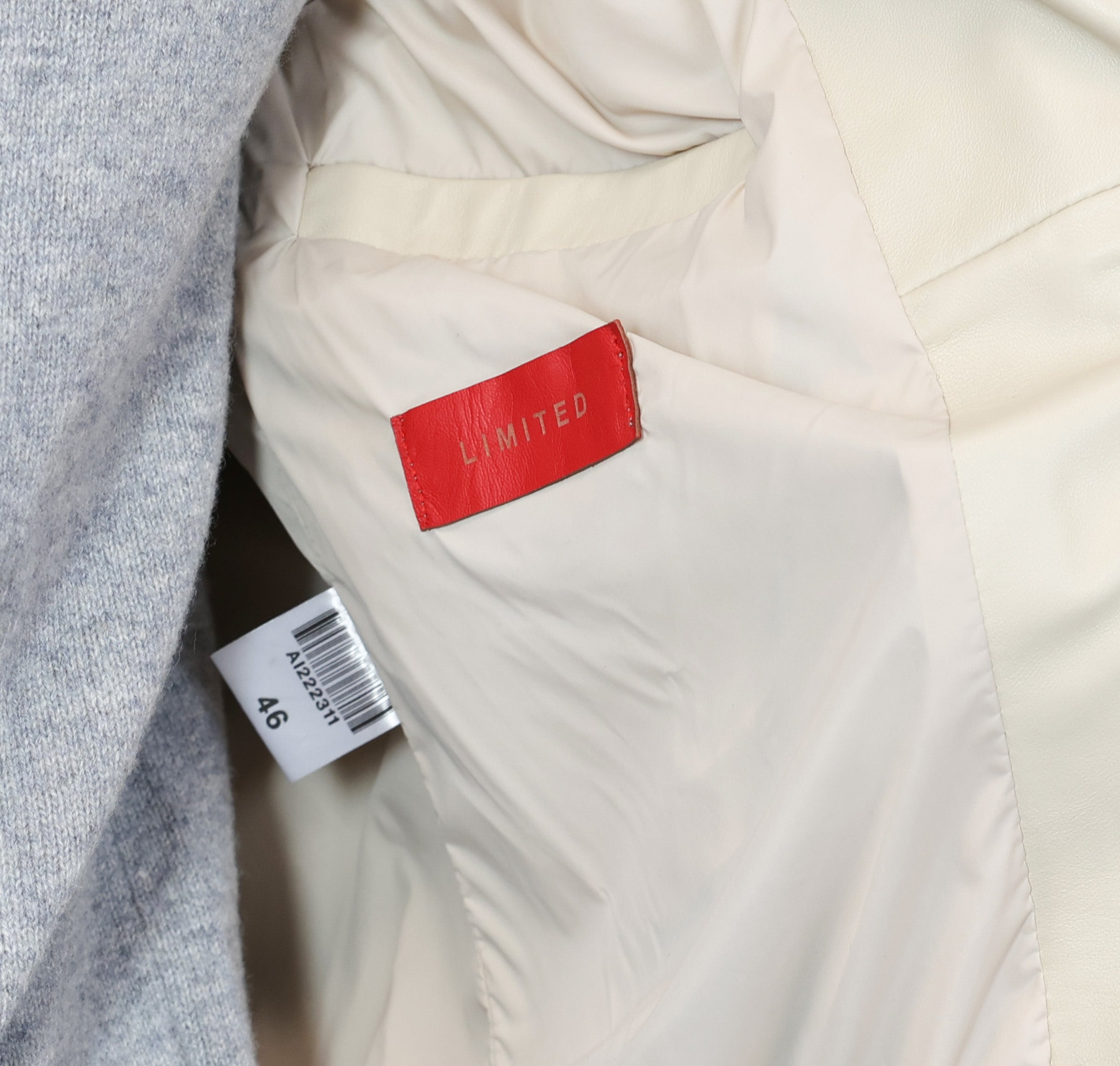 Leather down jacket 89LCABX