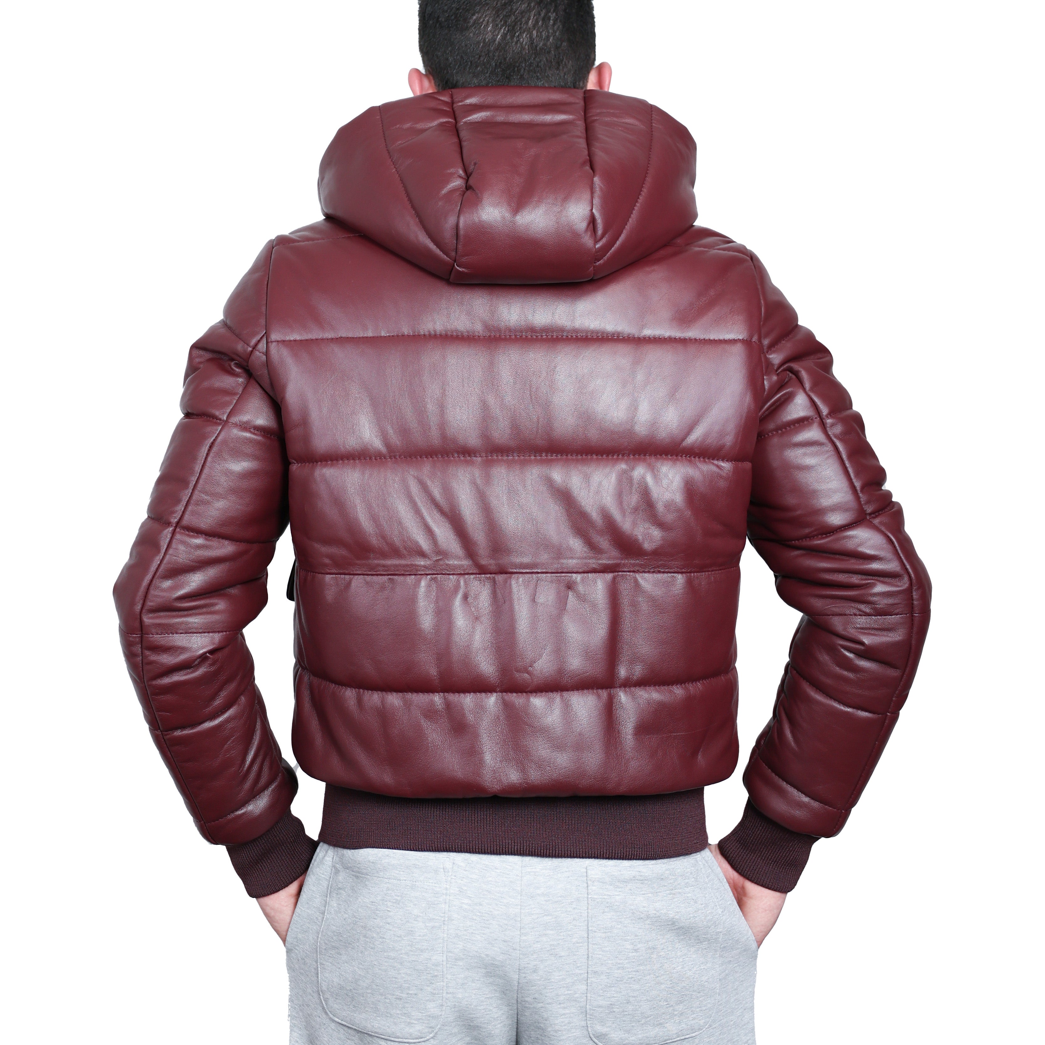 Piumino in pelle 98CLNBX