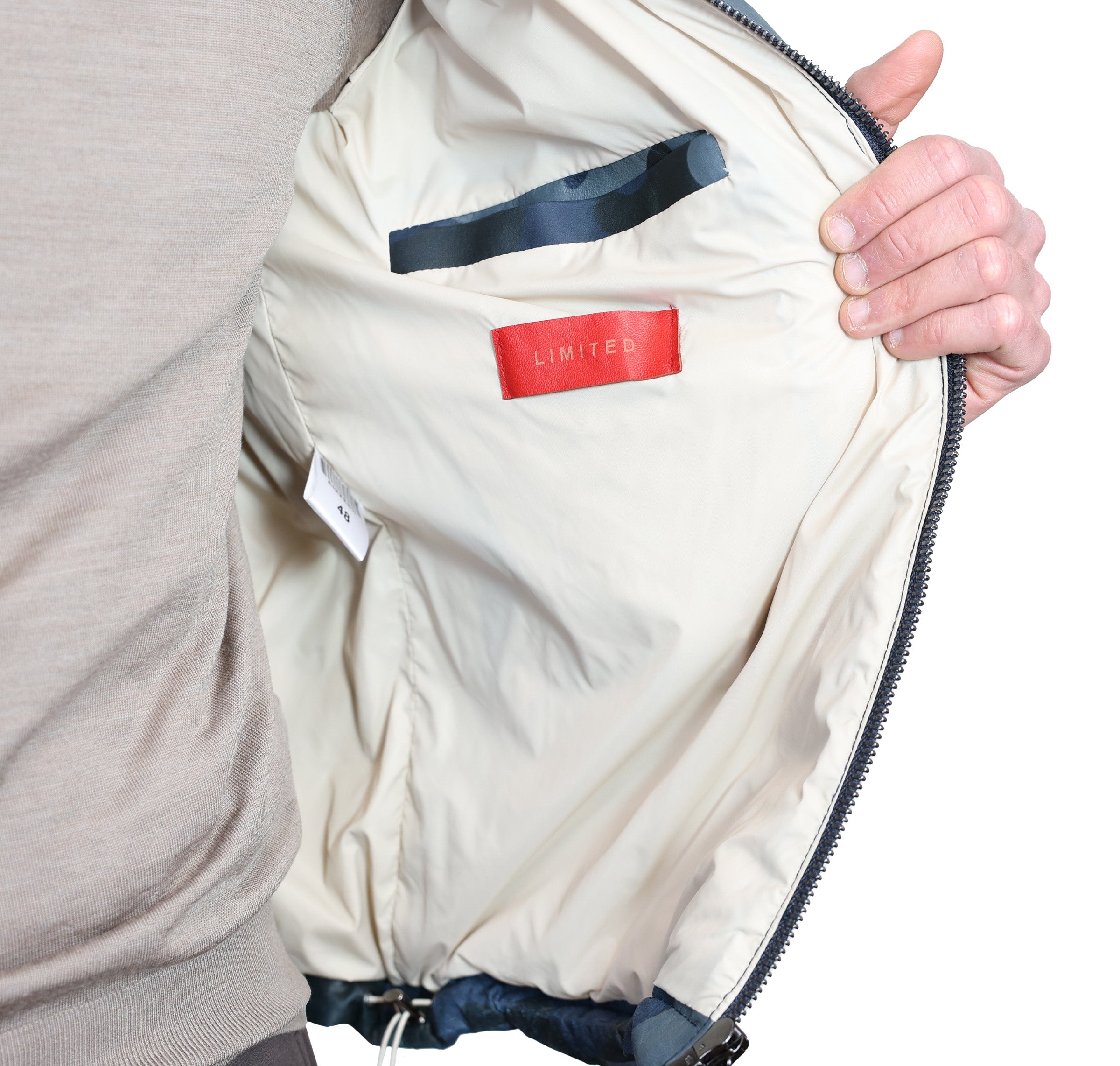 Piumino in pelle 01CLNCA