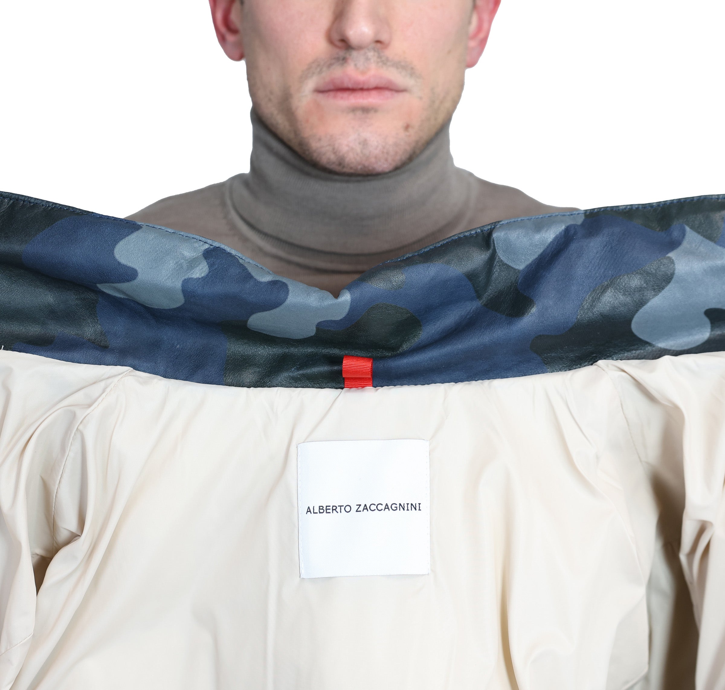 Piumino in pelle 01CLNCA