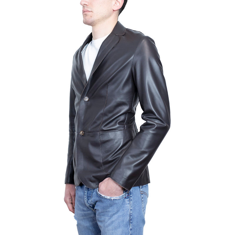 Blazer in pelle 02PNAMO