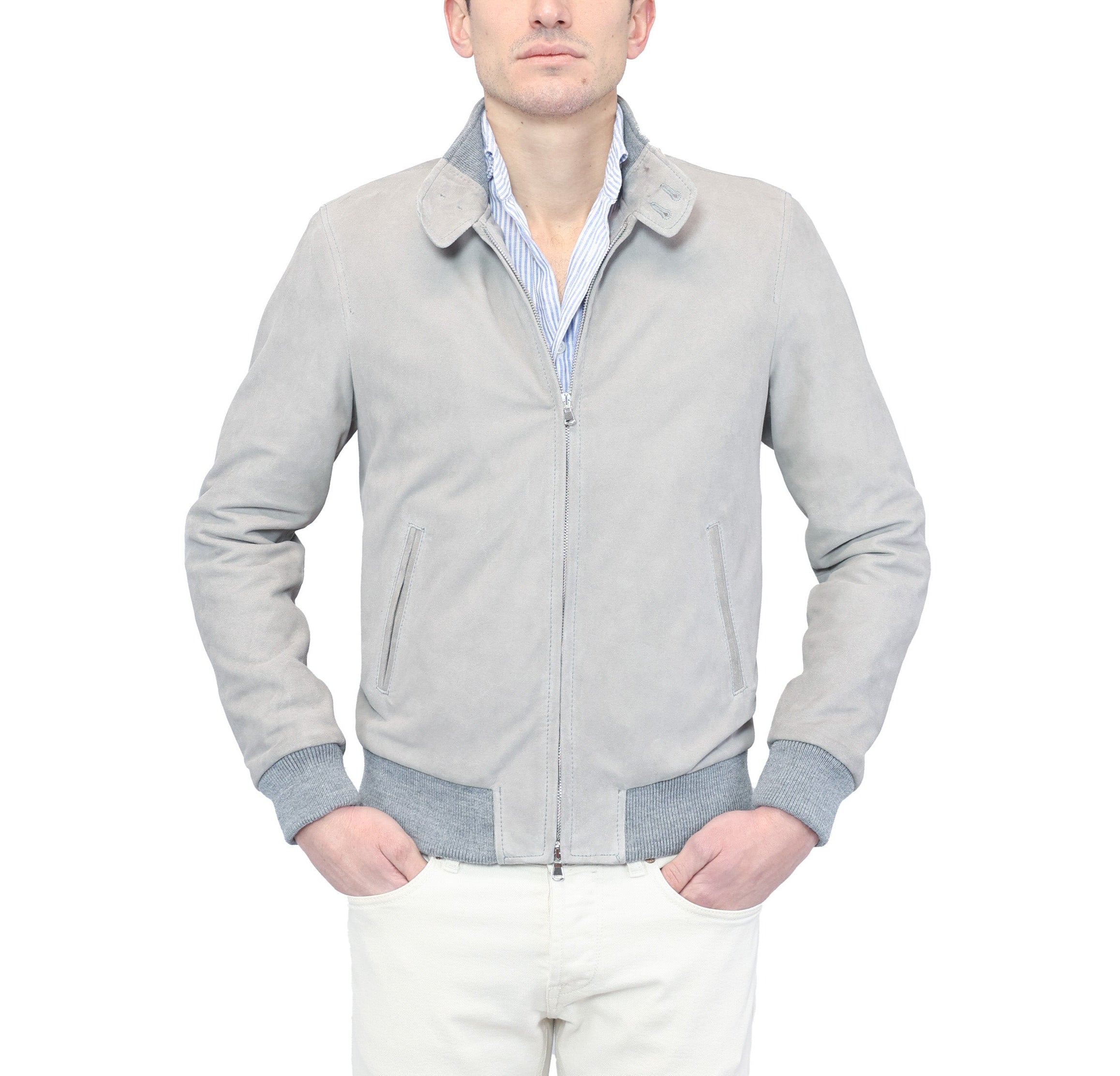 Blouson aviateur en cuir 89PSUGR