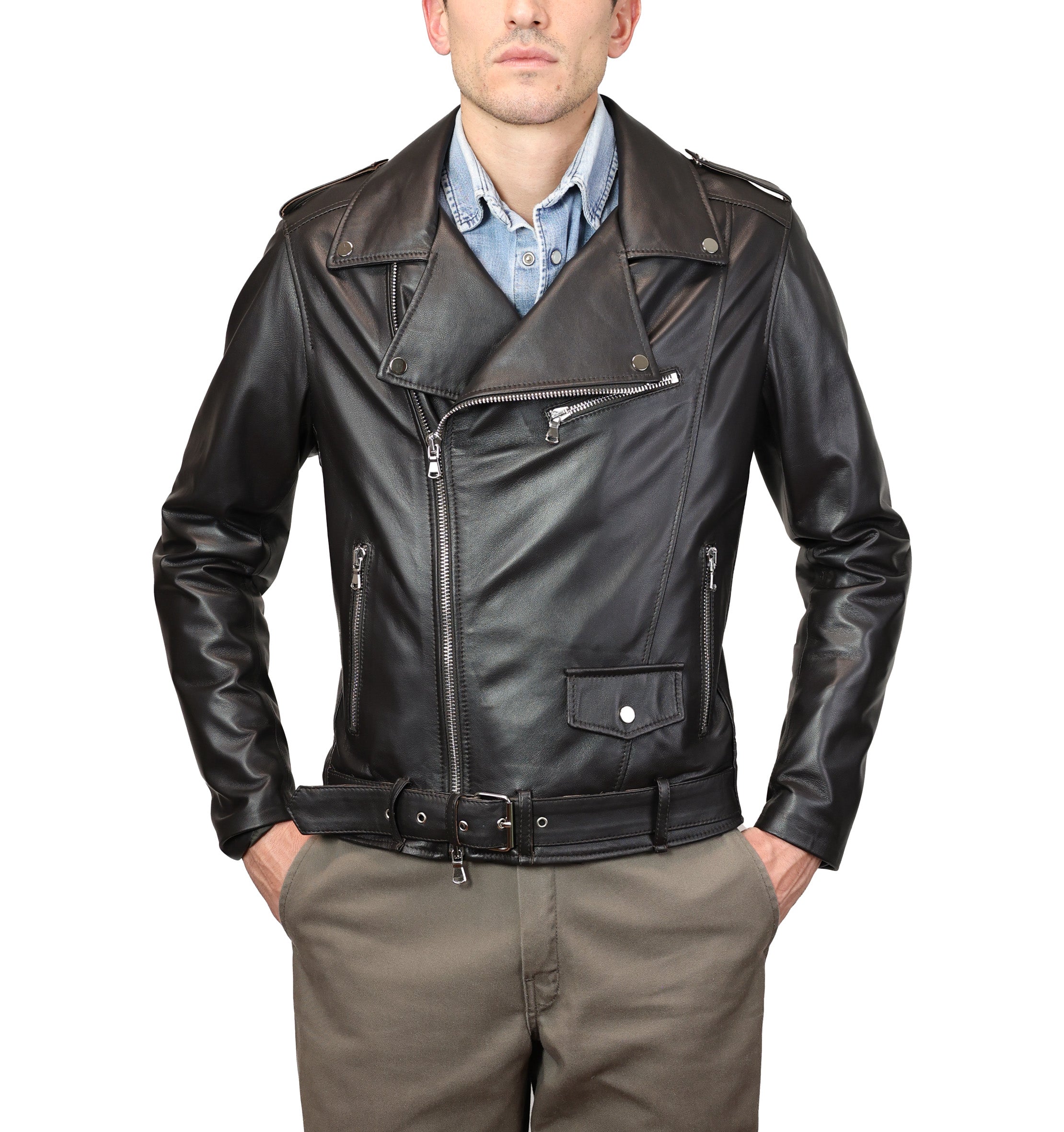 Leather jacket 601NANE