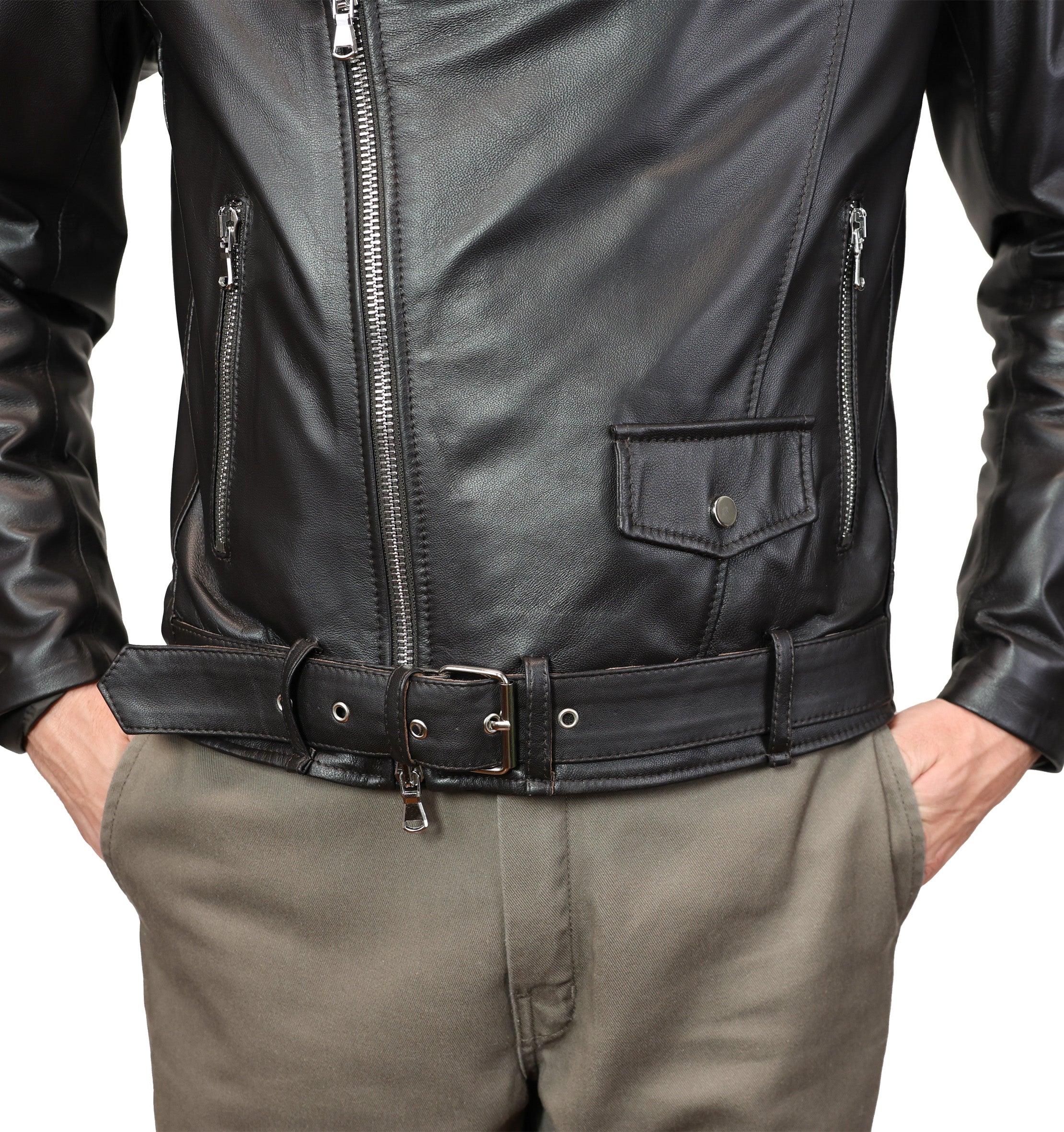 Leather jacket 601NANE