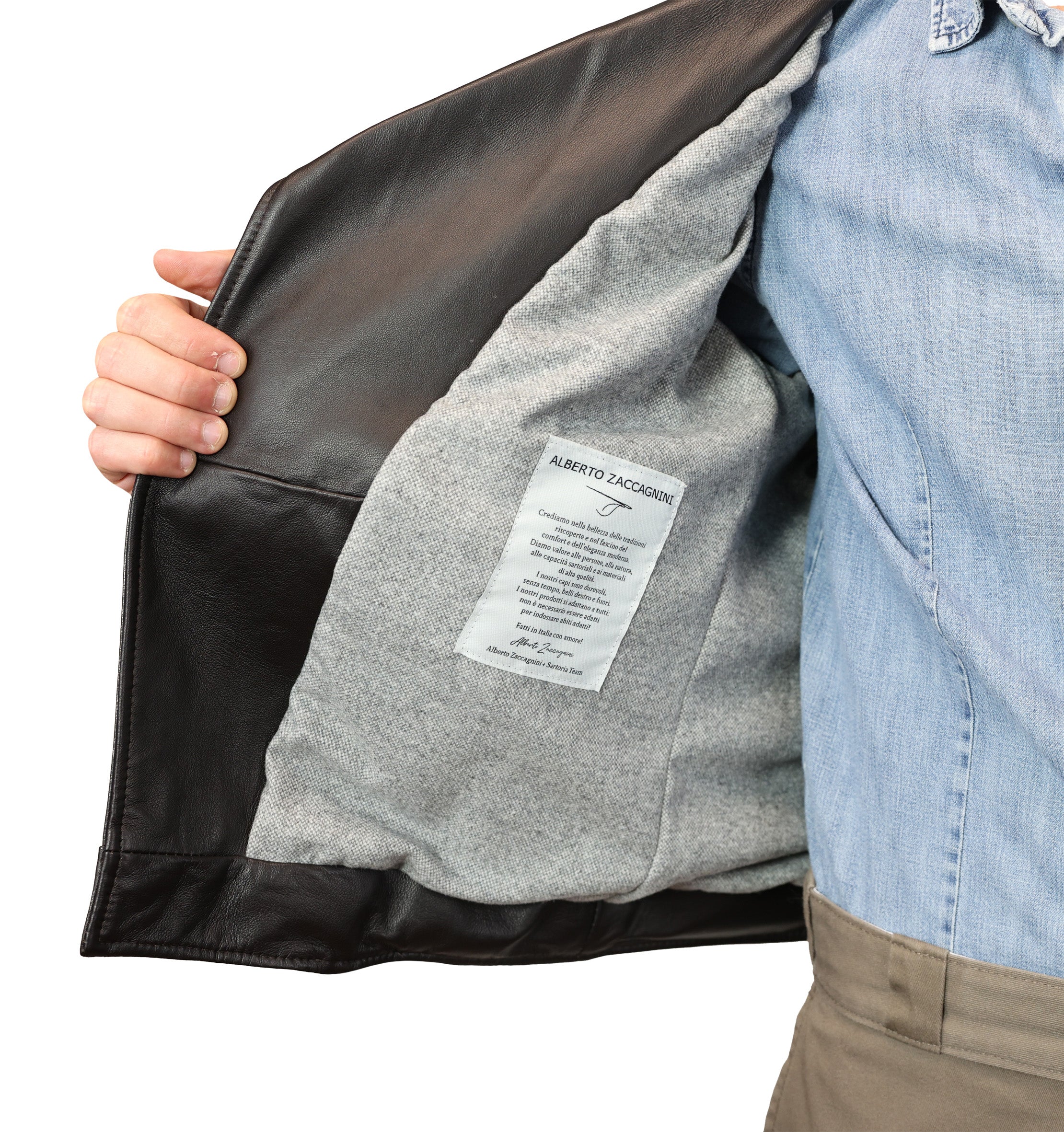 Leather jacket 601NANE