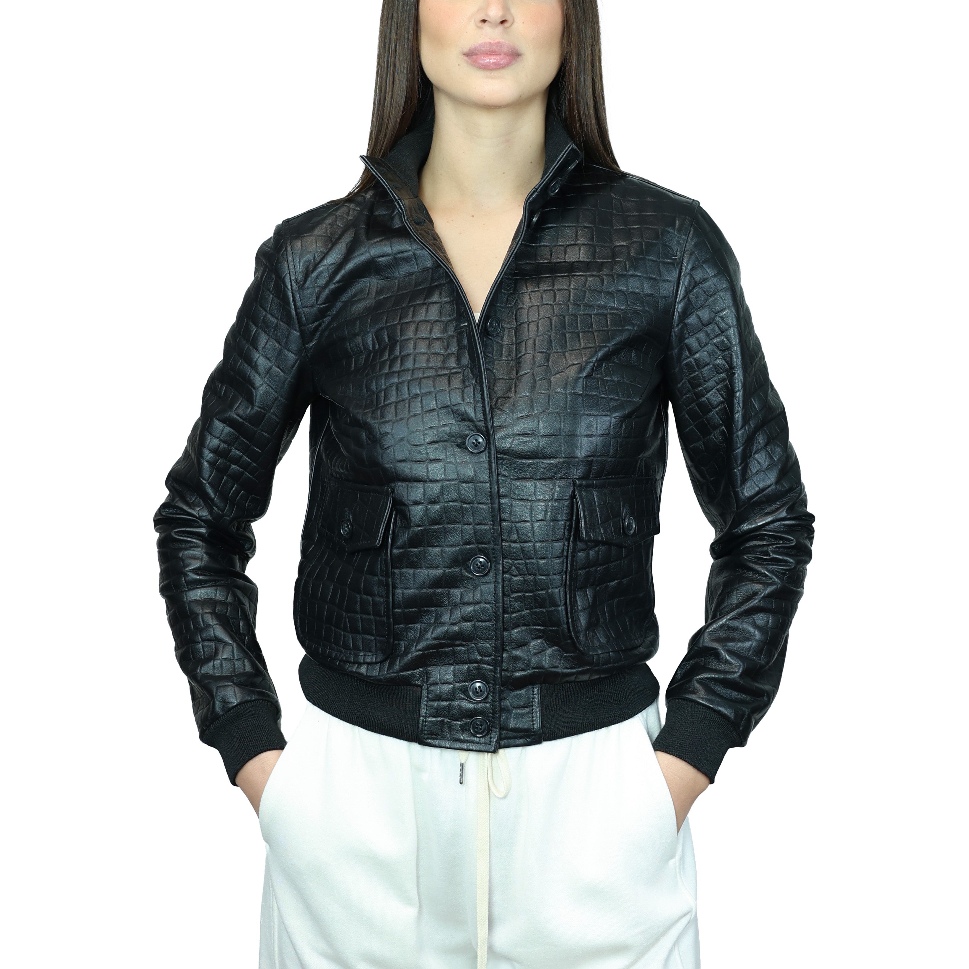 Bomber in pelle 25DCONE
