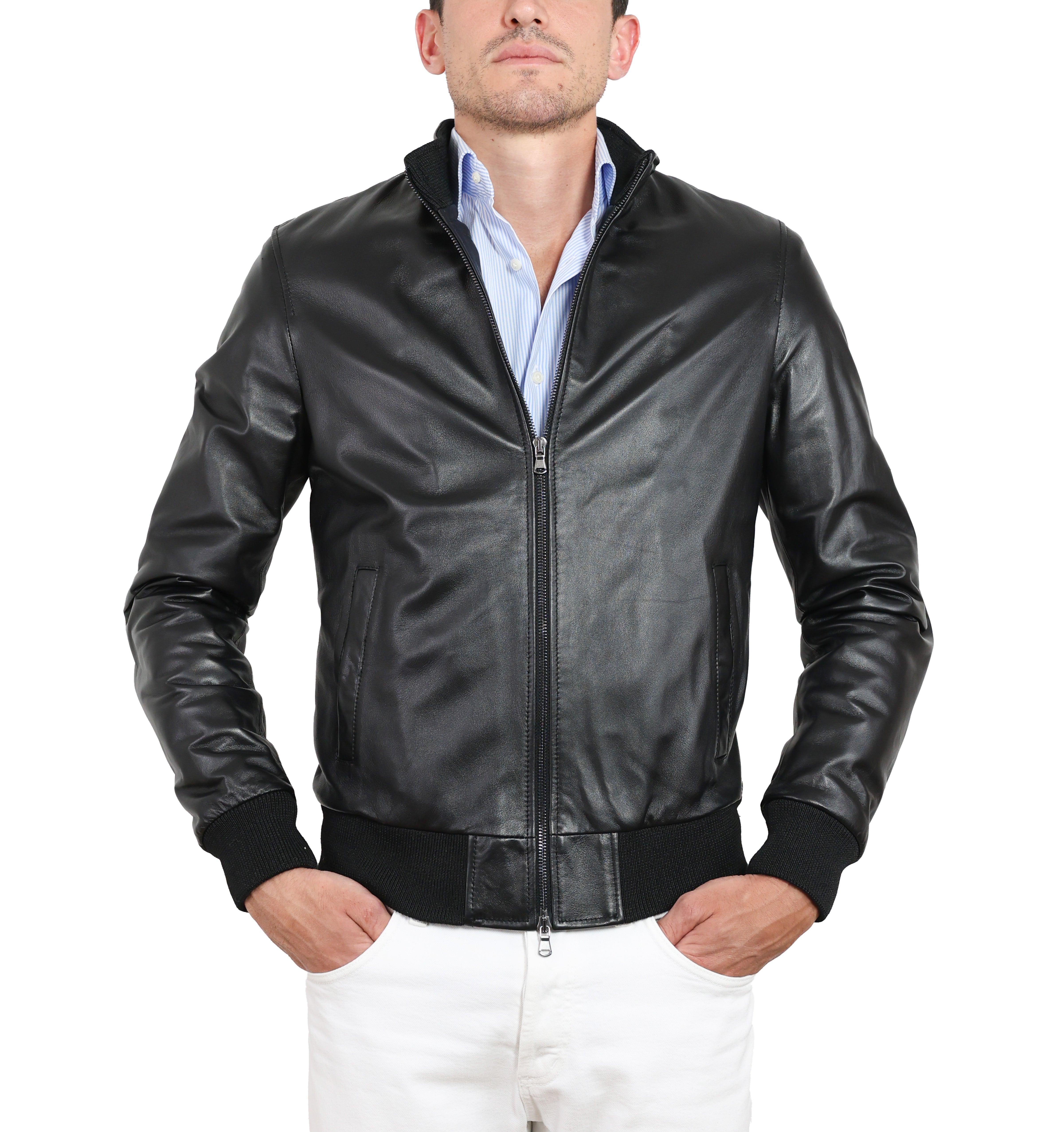 Giacca in pelle 91LNANE