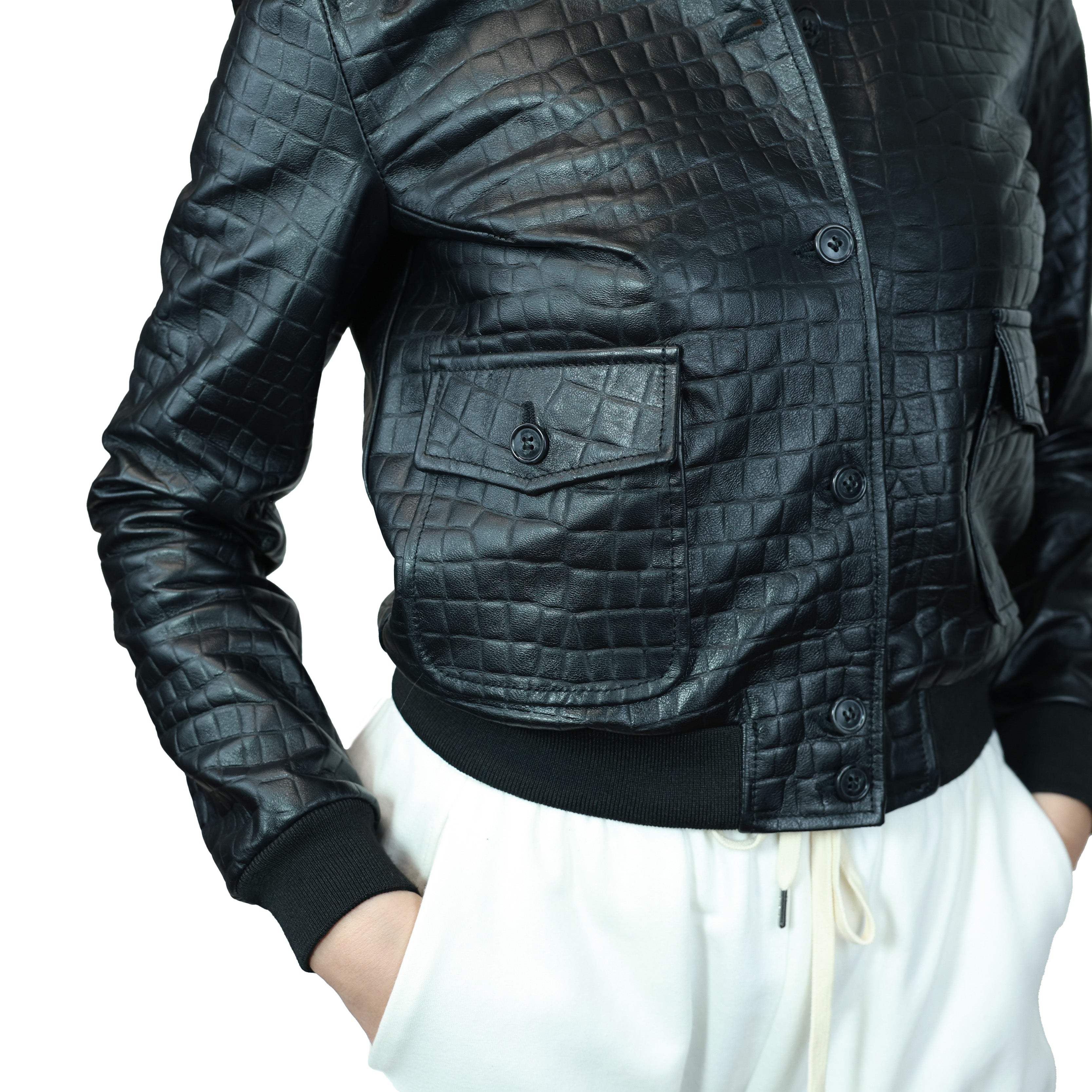 Bomber in pelle 25DCONE