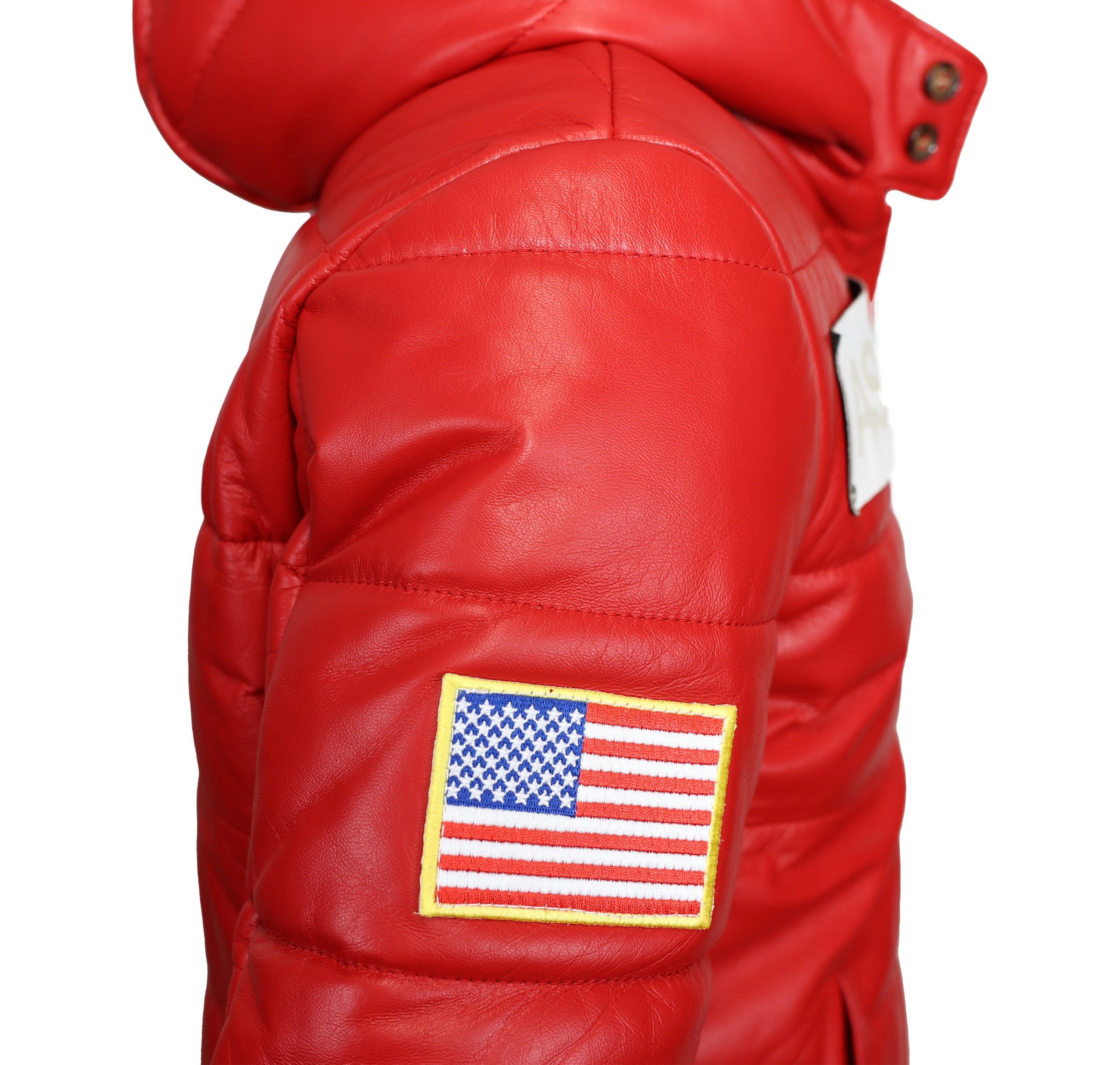 Piumino in pelle 89MLCAR