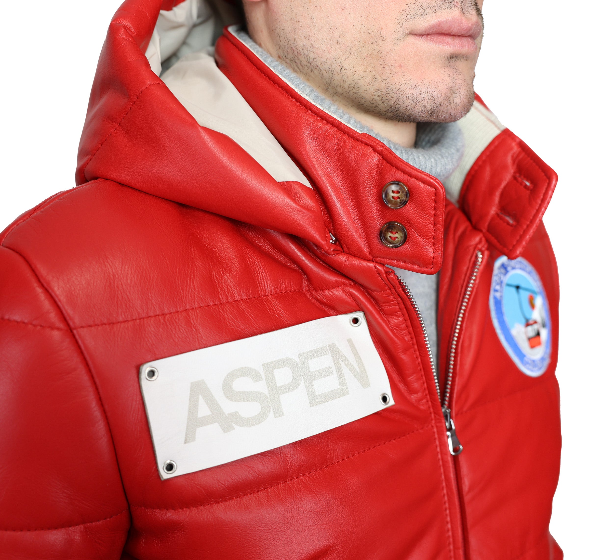 Piumino in pelle 89MLCAR