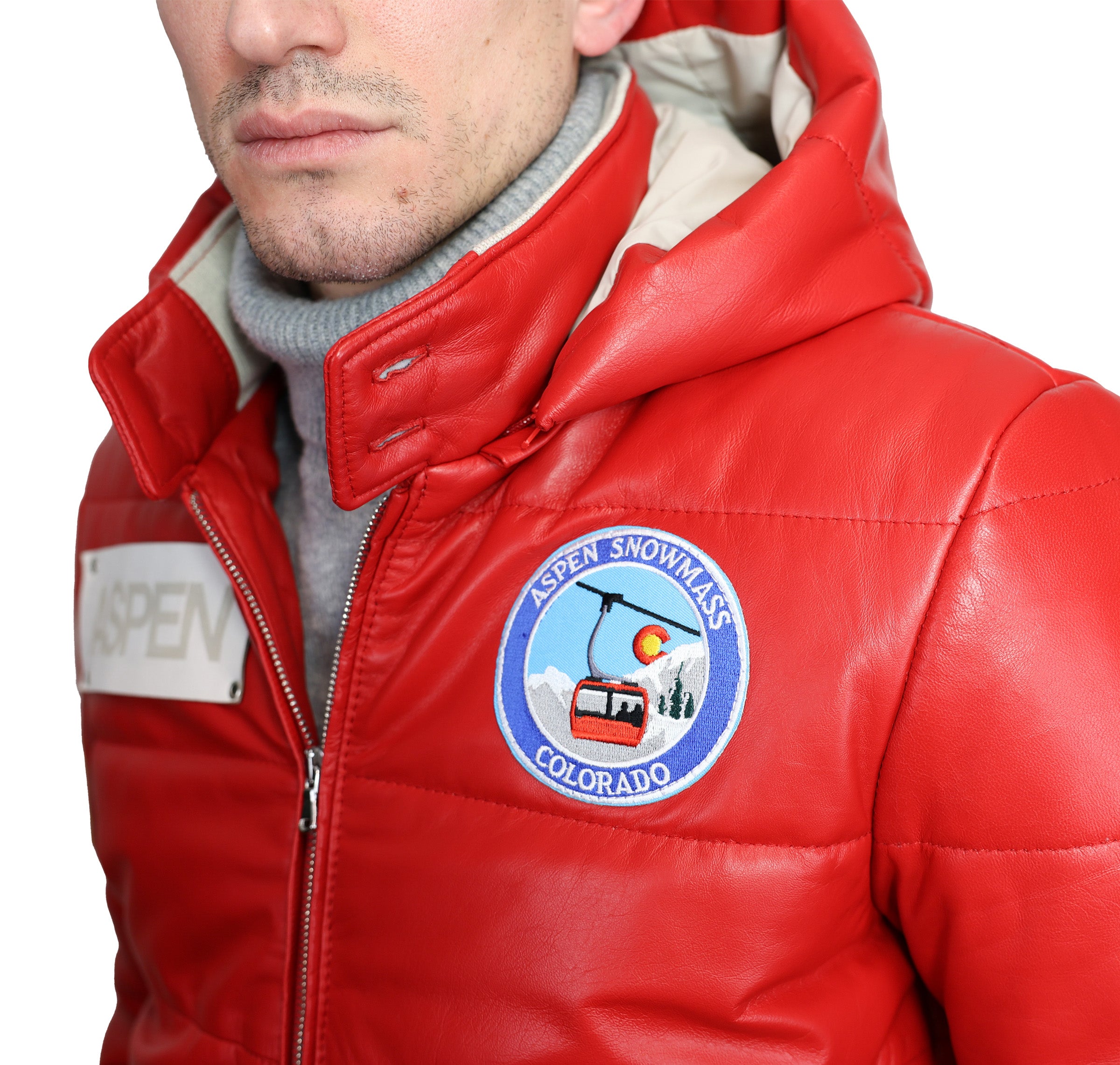 Piumino in pelle 89MLCAR