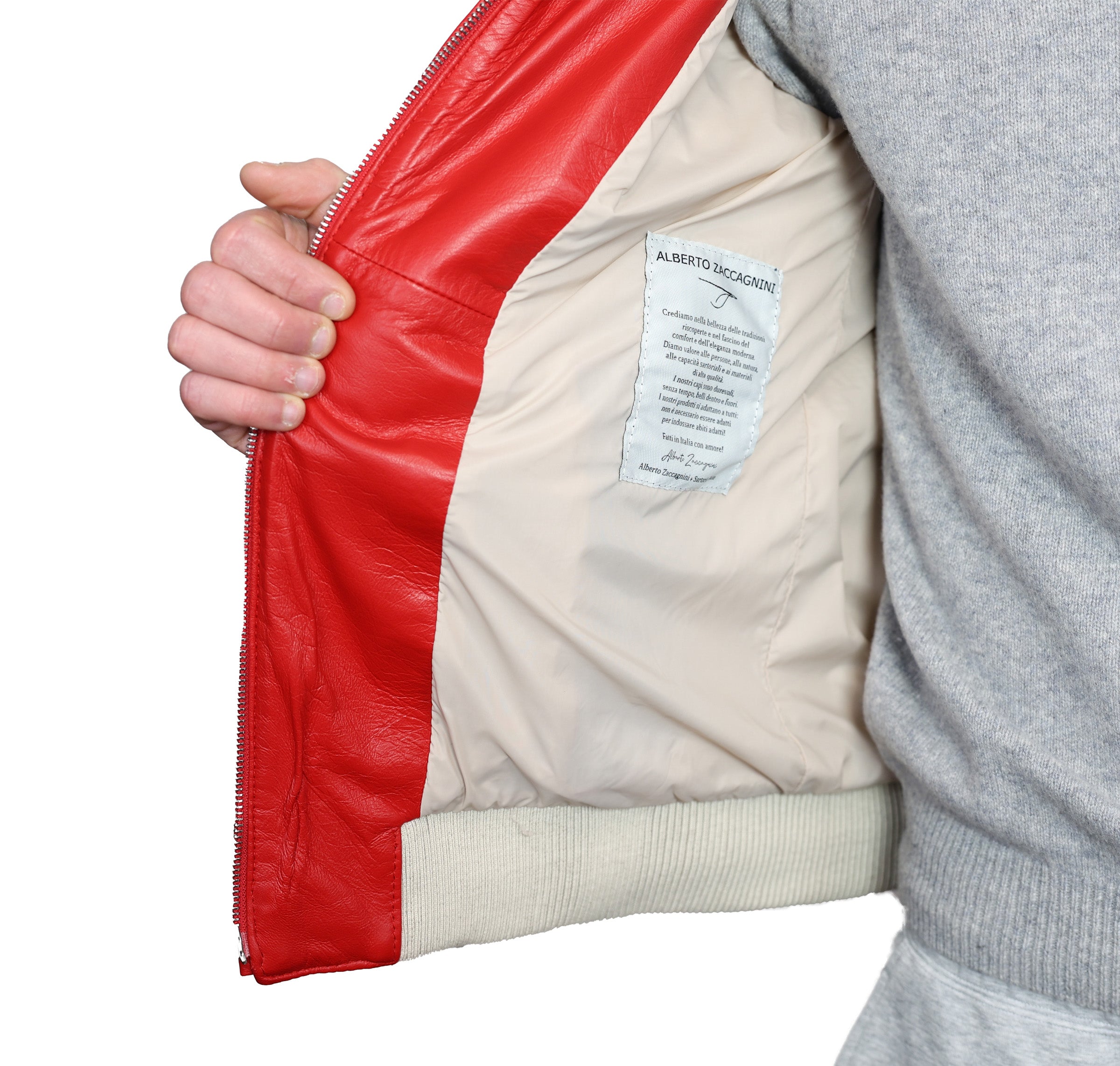 Piumino in pelle 89MLCAR