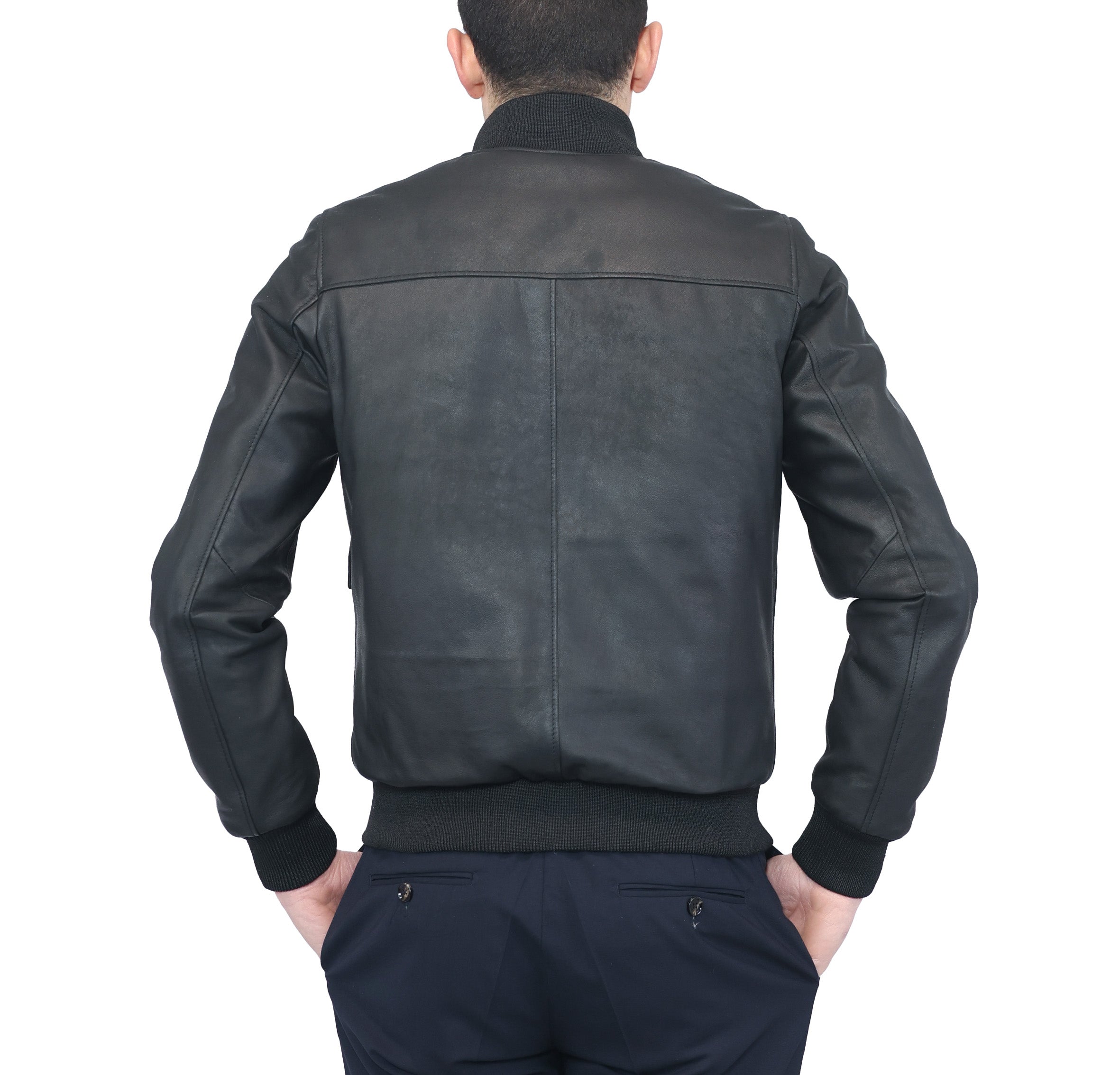 Leather bomber 98PVINE