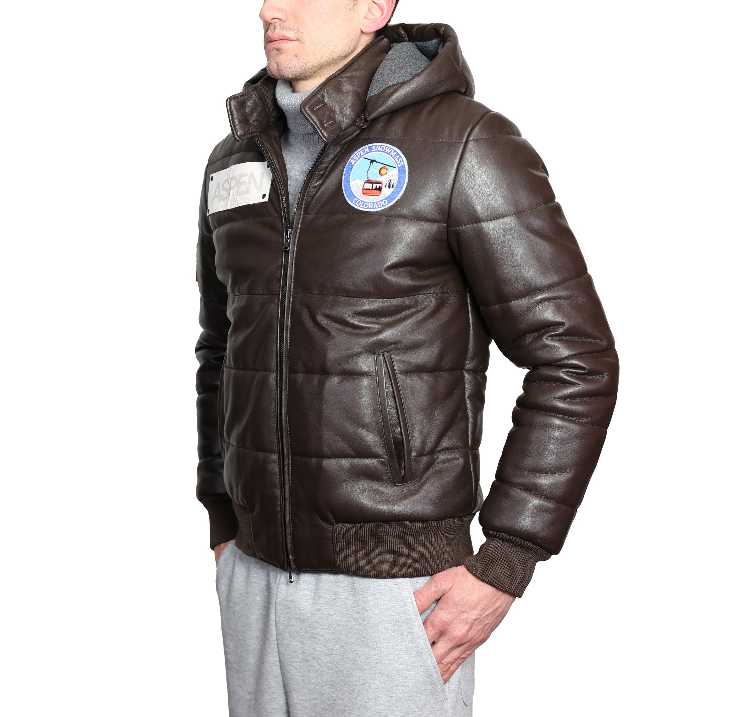 Piumino in pelle 89MLCAB