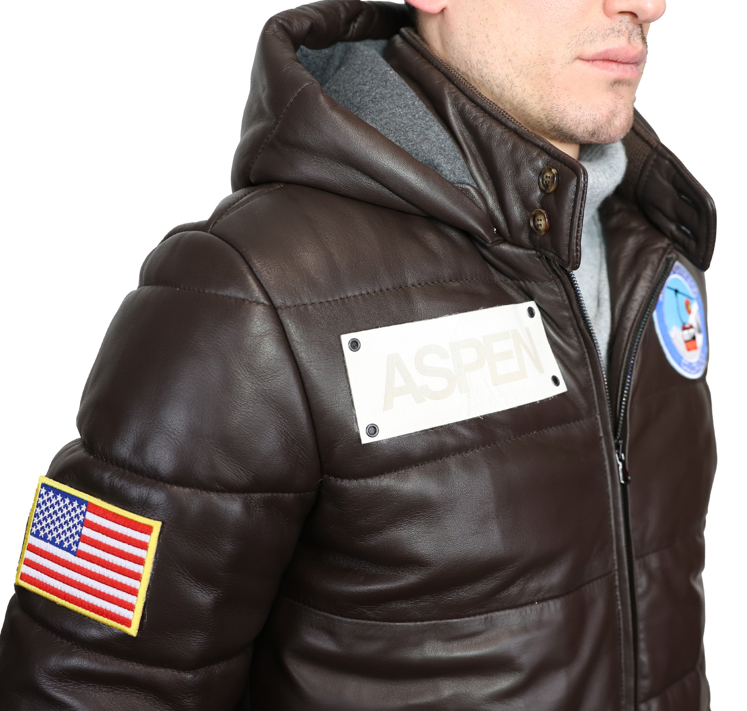 Piumino in pelle 89MLCAB