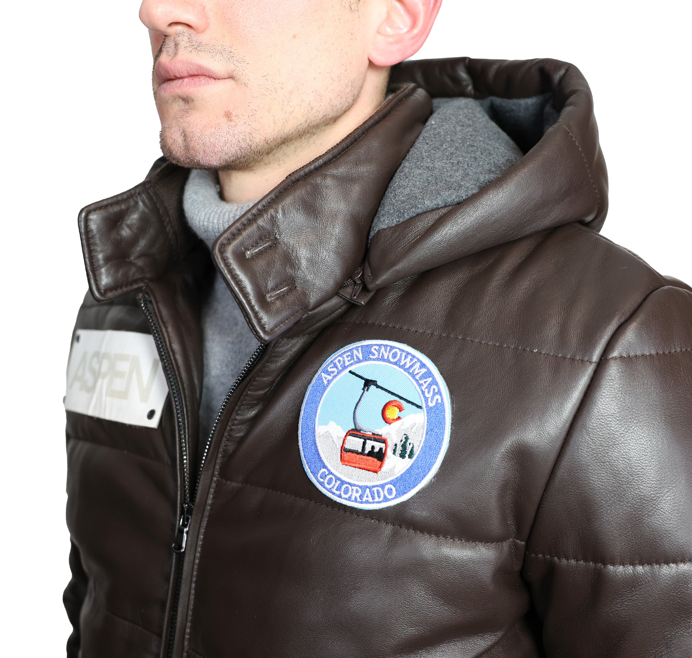 Piumino in pelle 89MLCAB