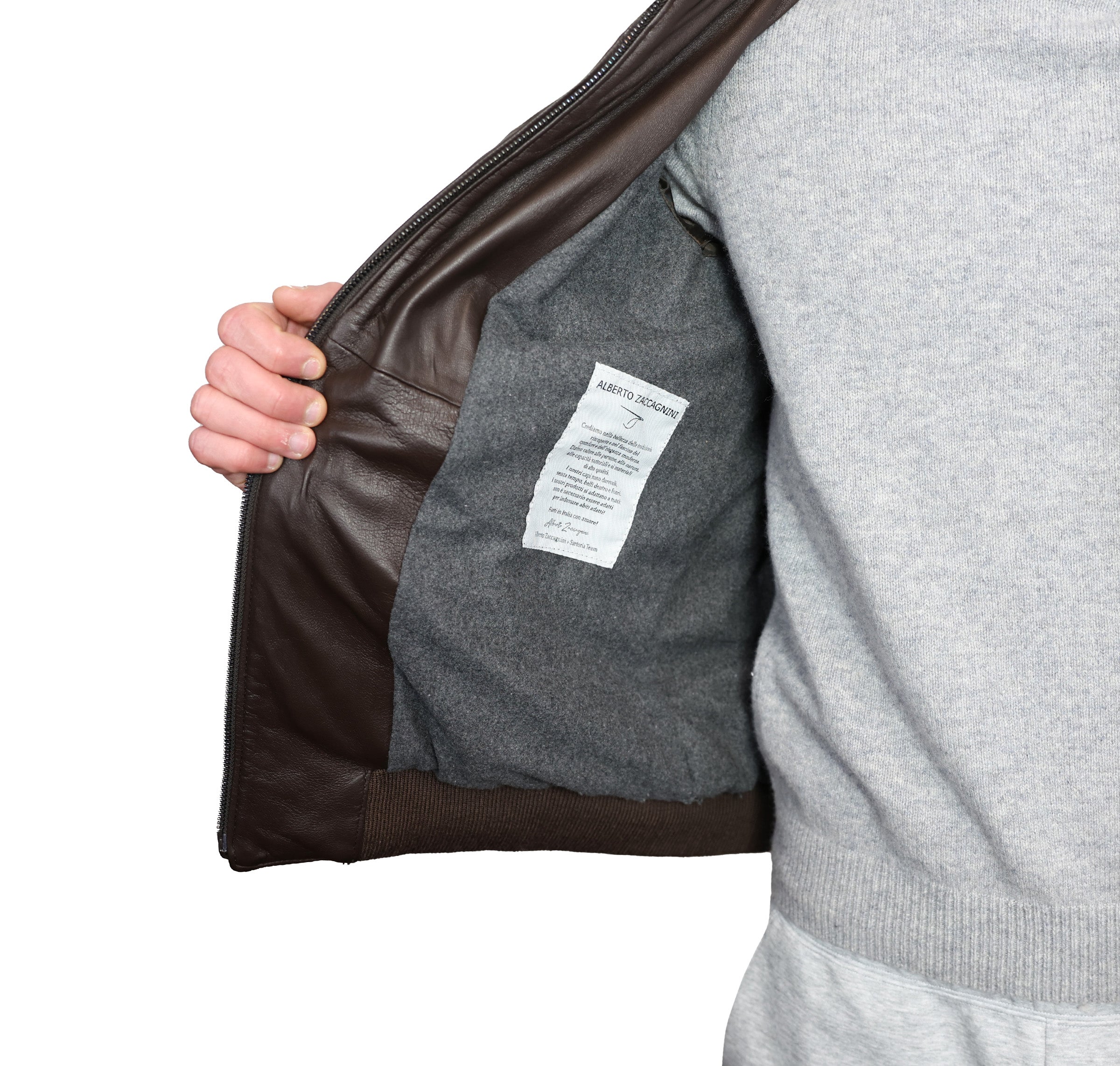 Piumino in pelle 89MLCAB