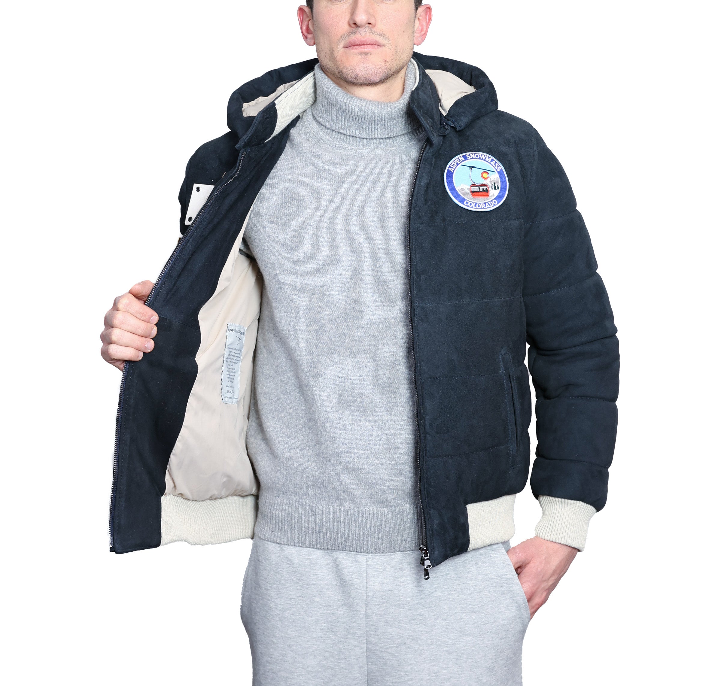 Piumino in pelle 89MLCSB