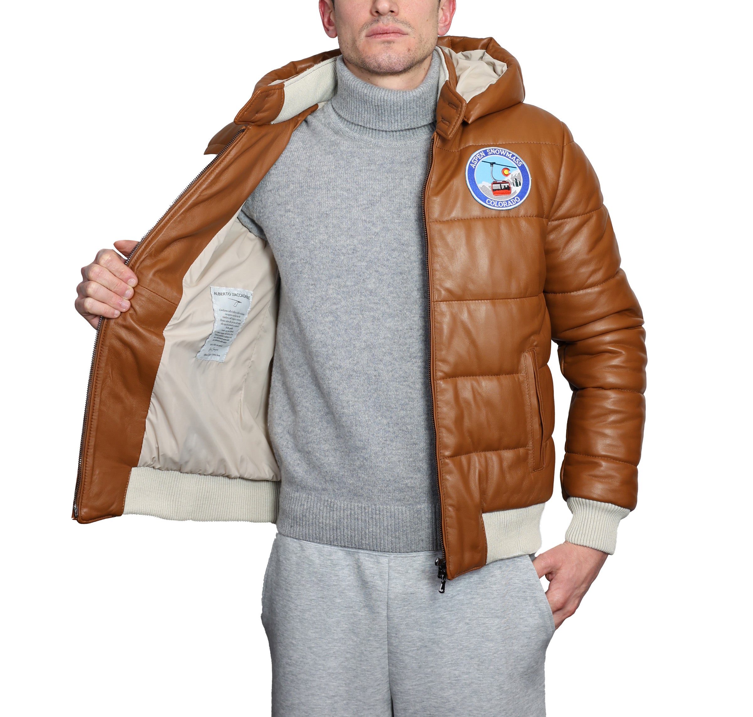 Piumino in pelle 89MLCAC