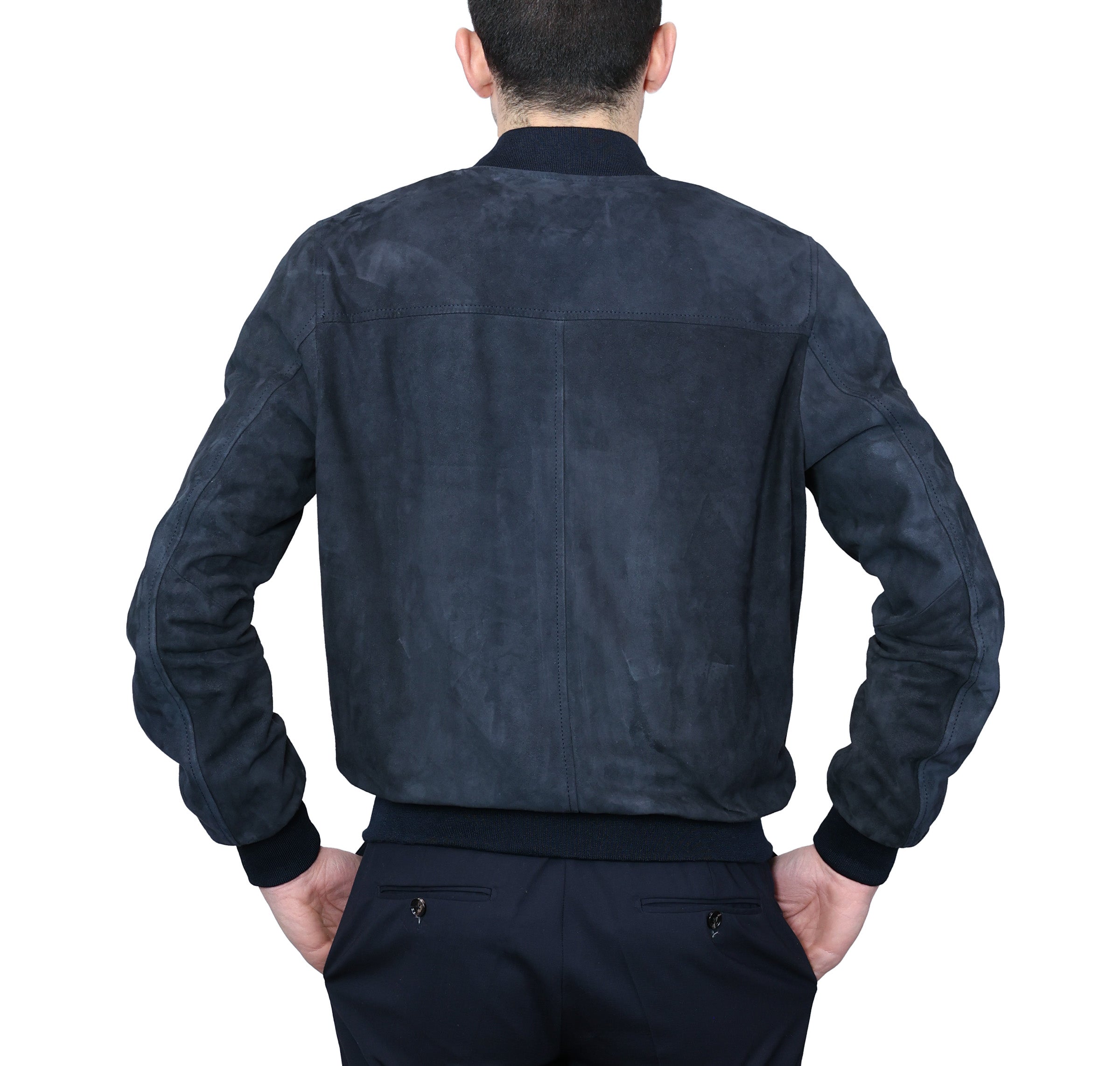 89PNAMO chaqueta bomber de cuero