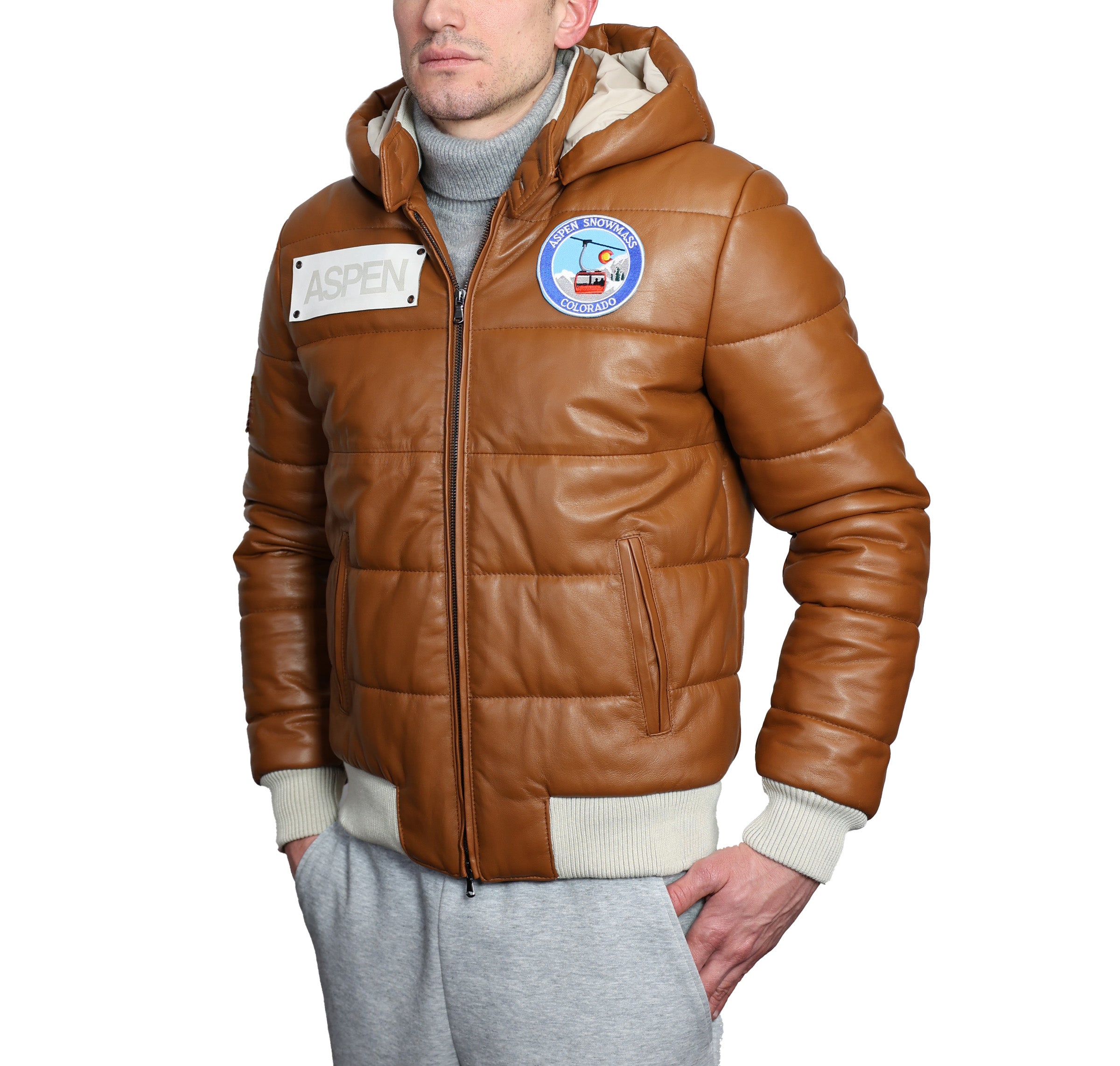 Piumino in pelle 89MLCAC