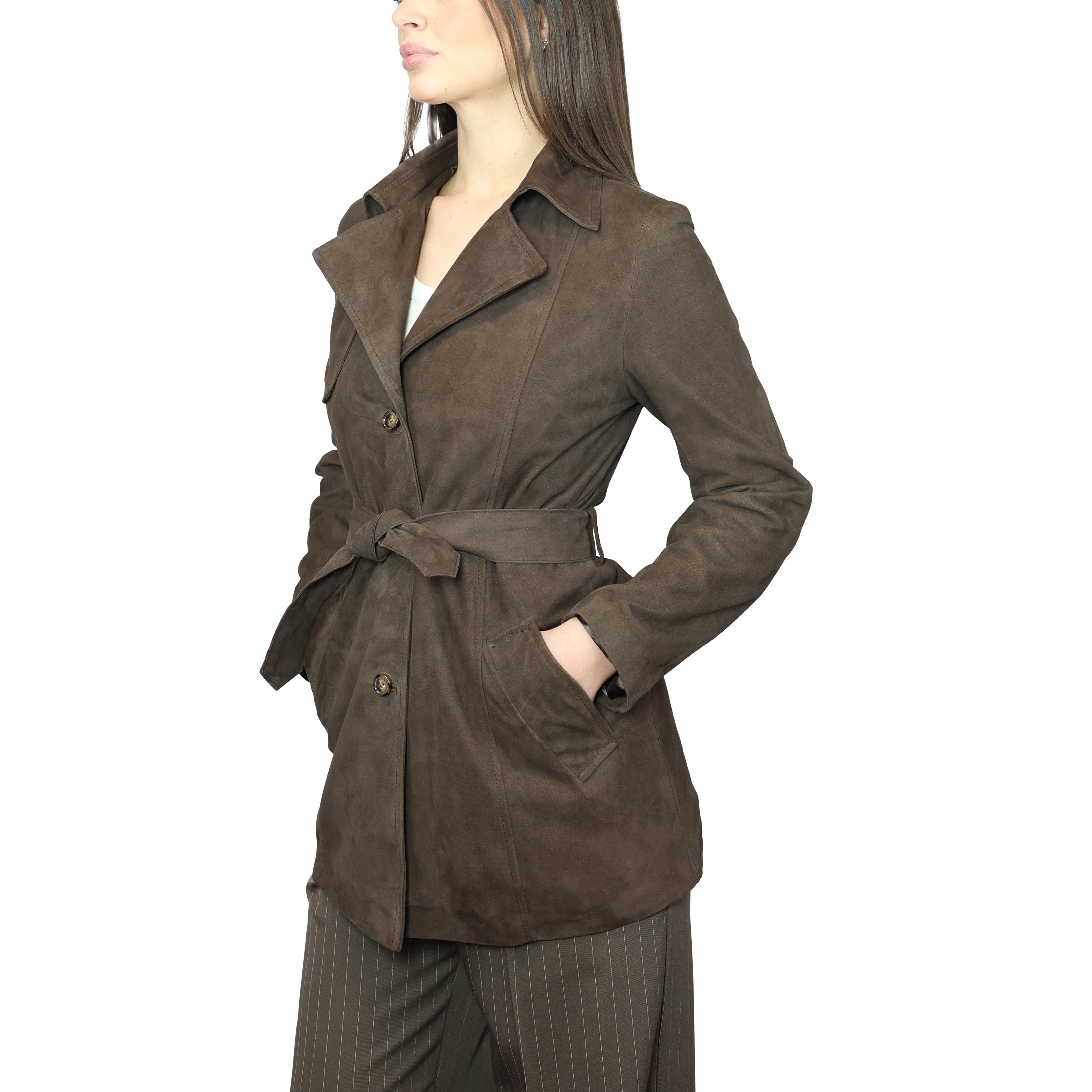 Trench in pelle TRHPSUB