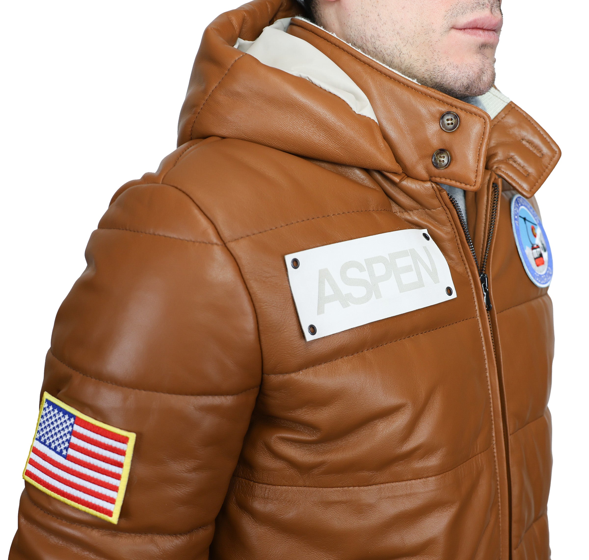 Piumino in pelle 89MLCAC