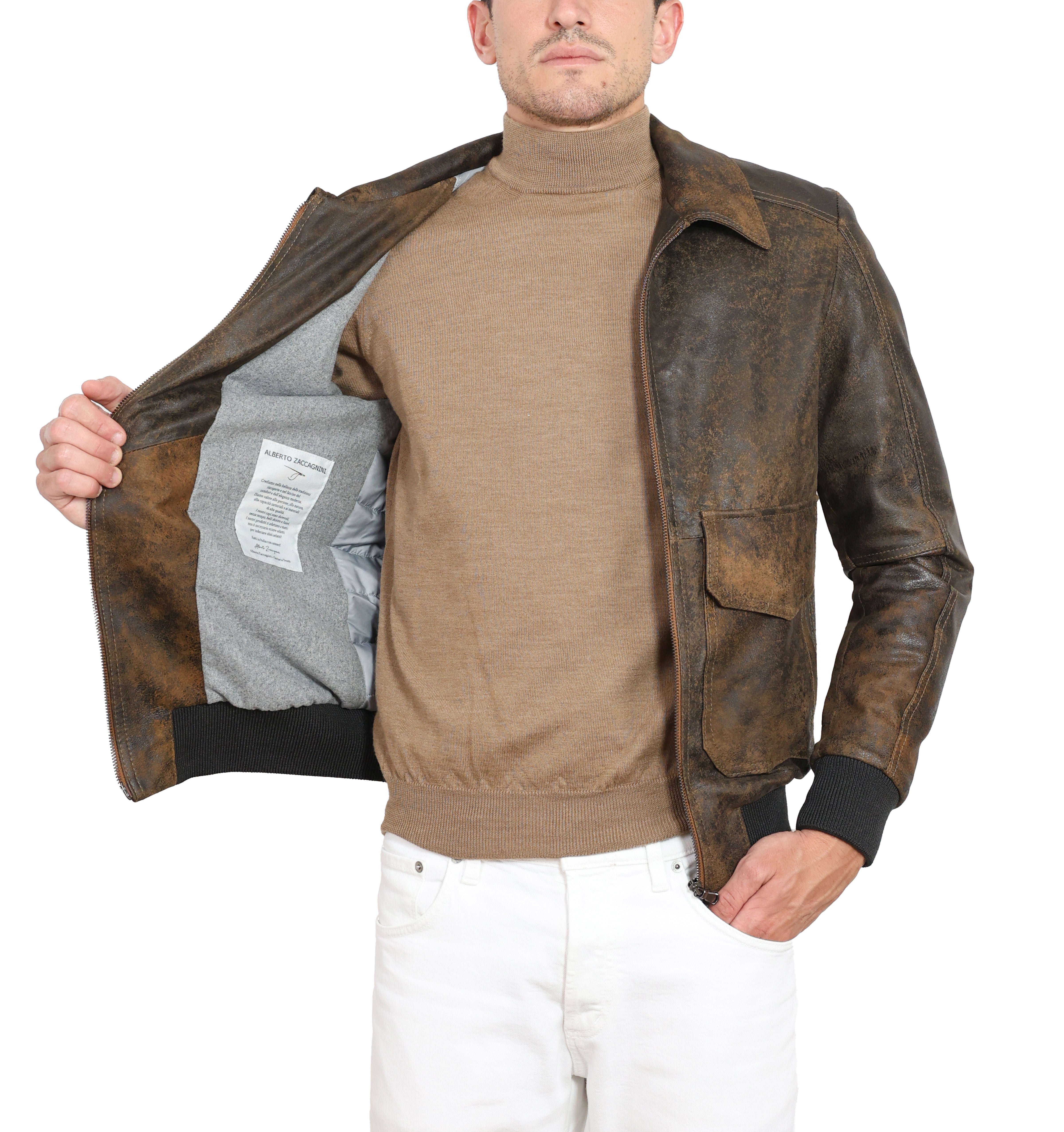 Giacca in pelle 86LMACU