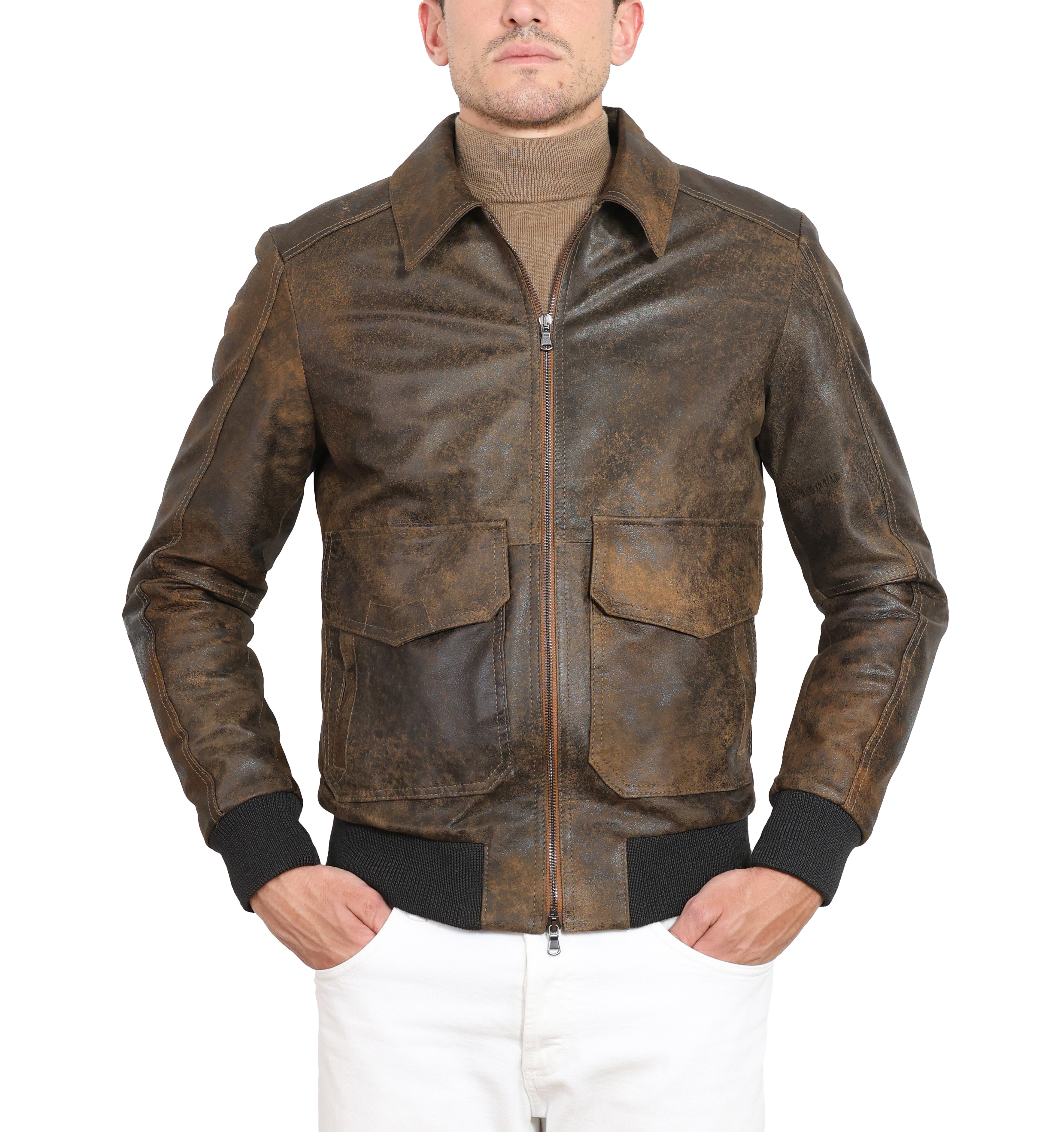 Giacca in pelle 86LMACU