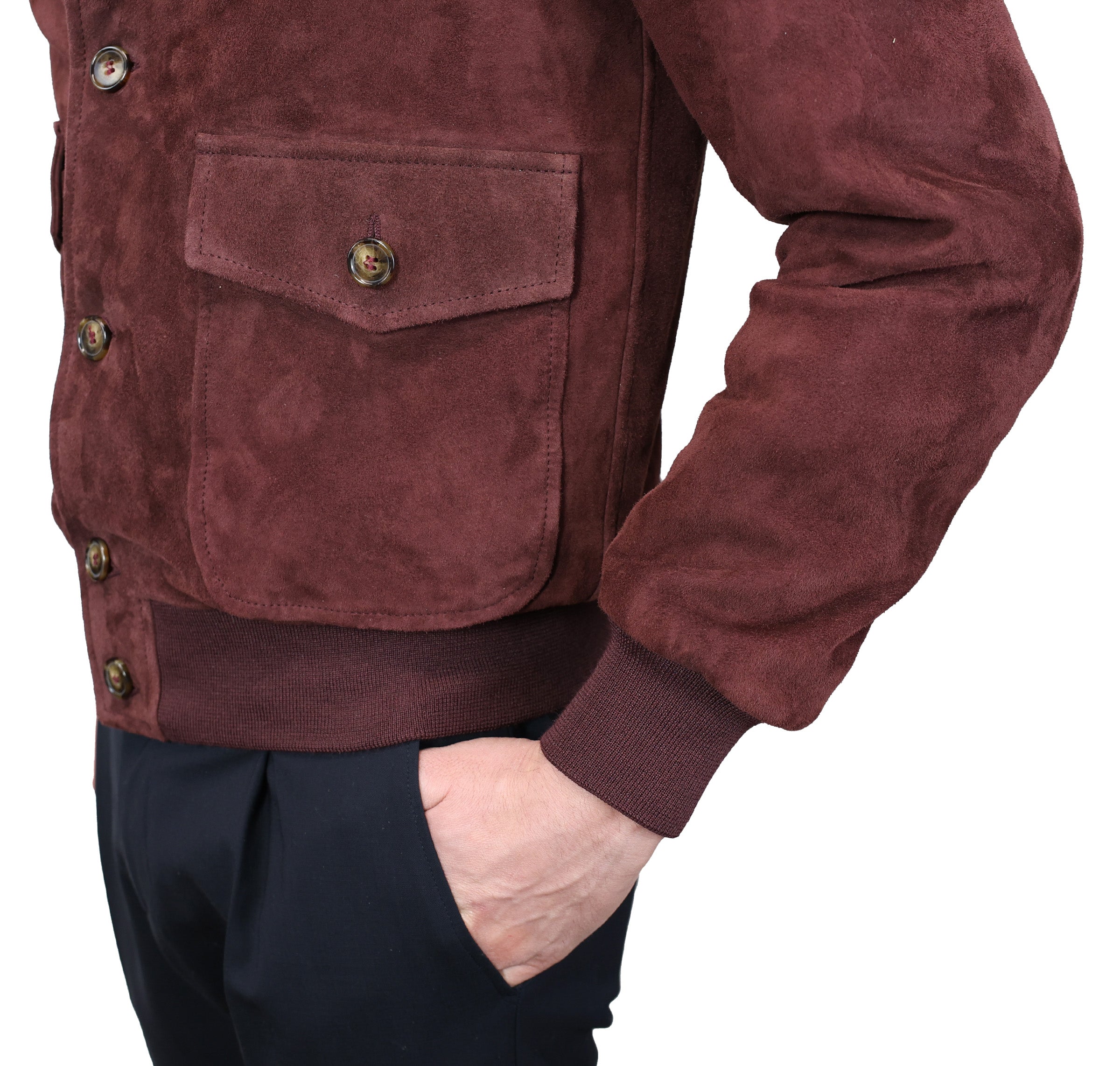 98PSUBX chaqueta bomber de cuero