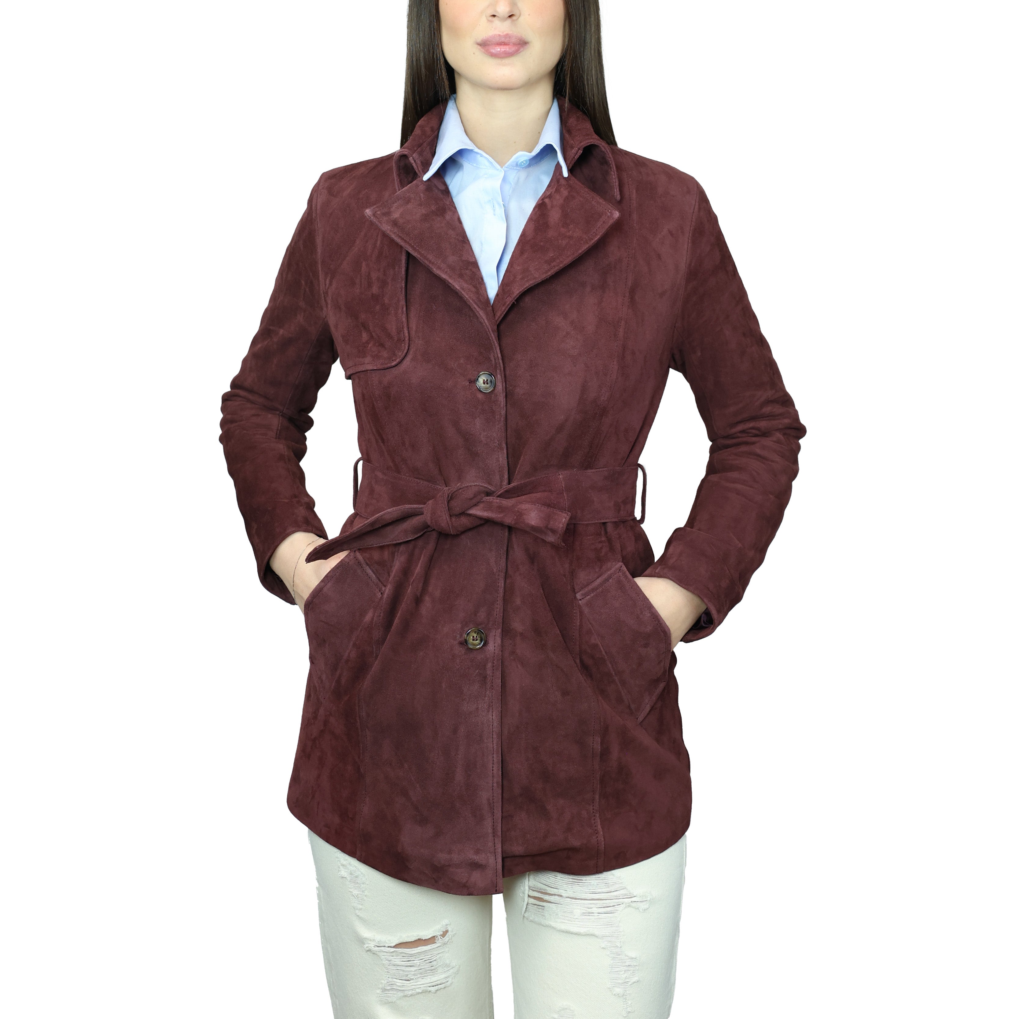 Trench in pelle TRHPSBX