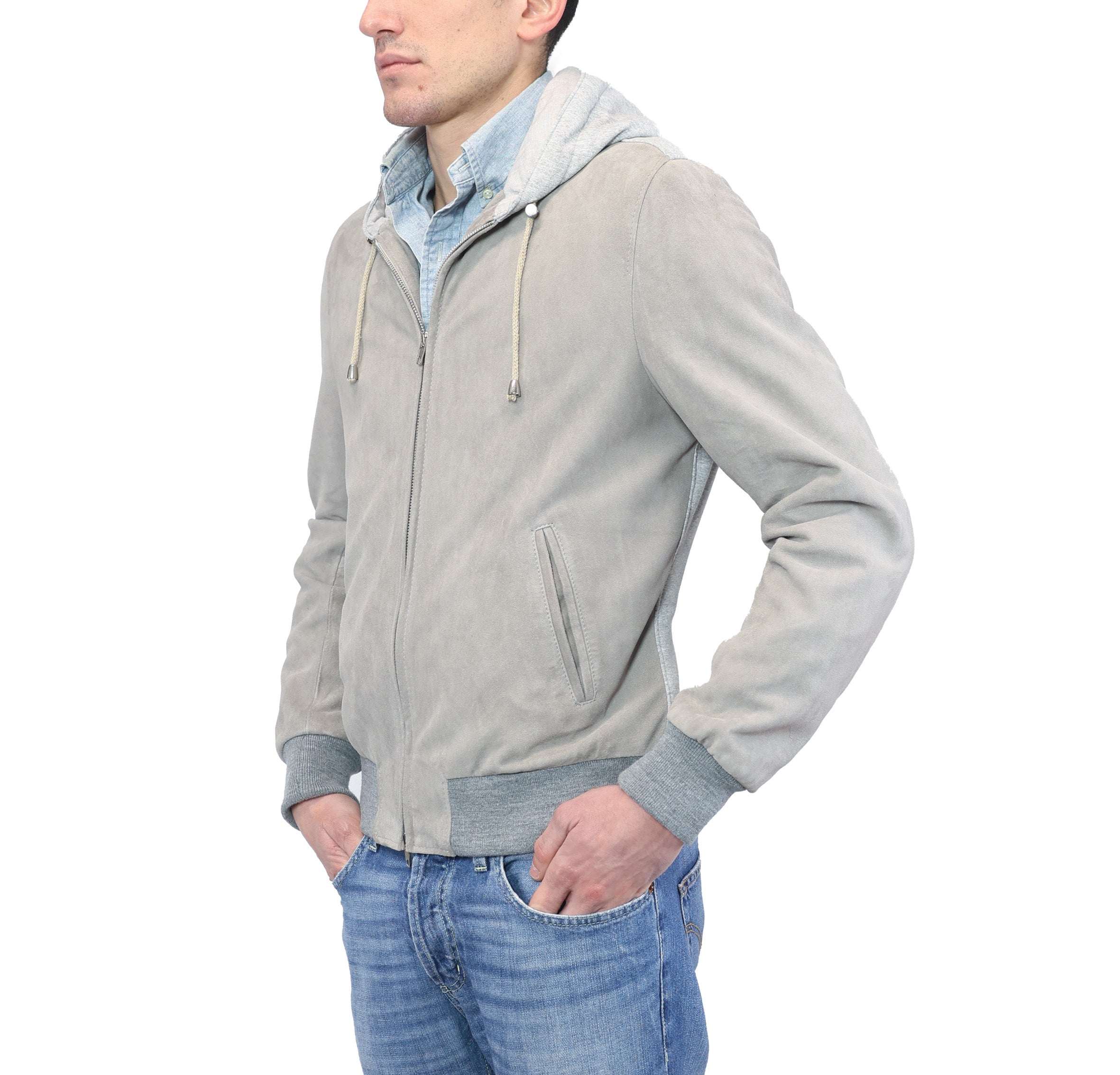 Chaqueta bomber de cuero 89PCSGR